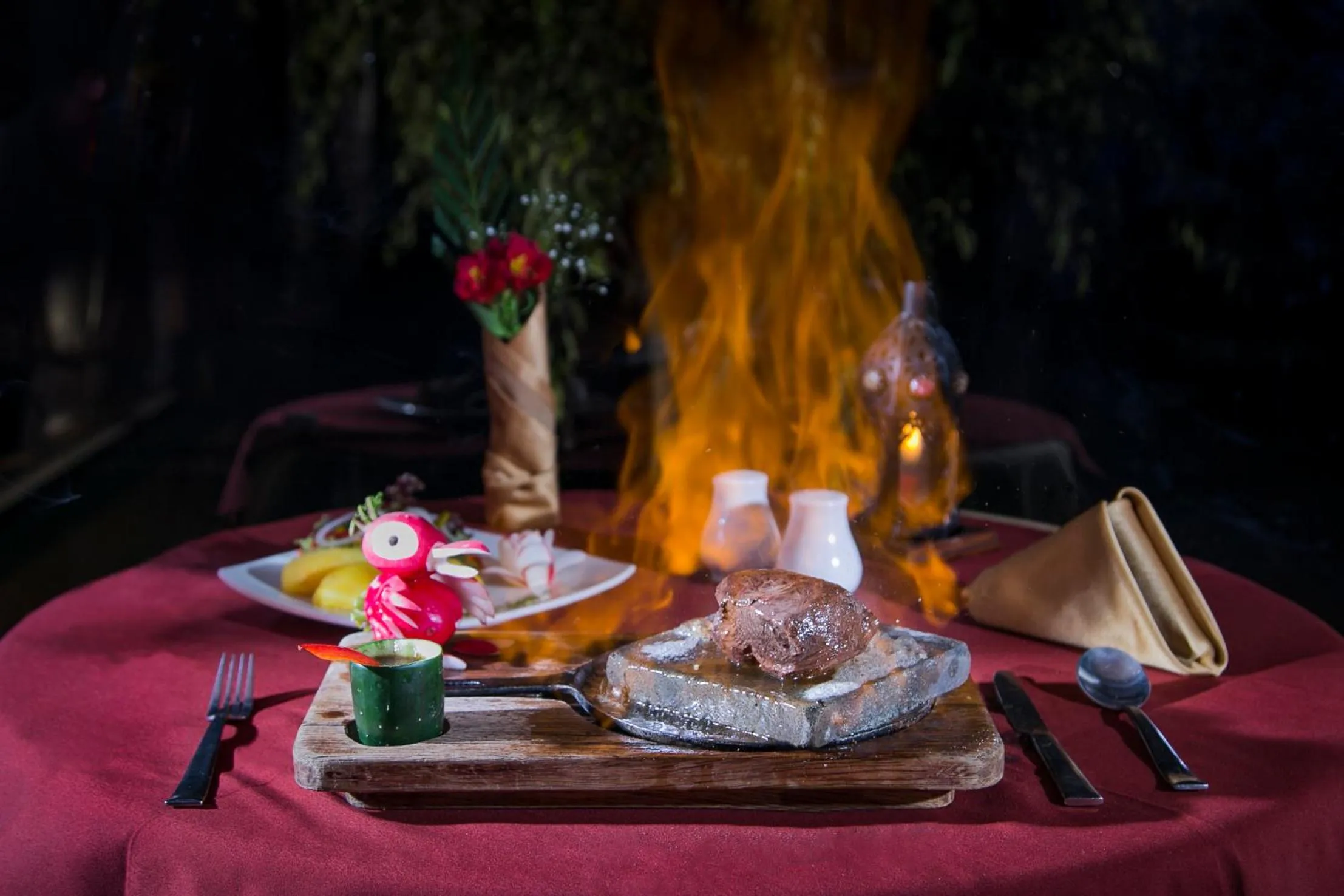 Food and drinks in Hosteria Rumipamba De Las Rosas