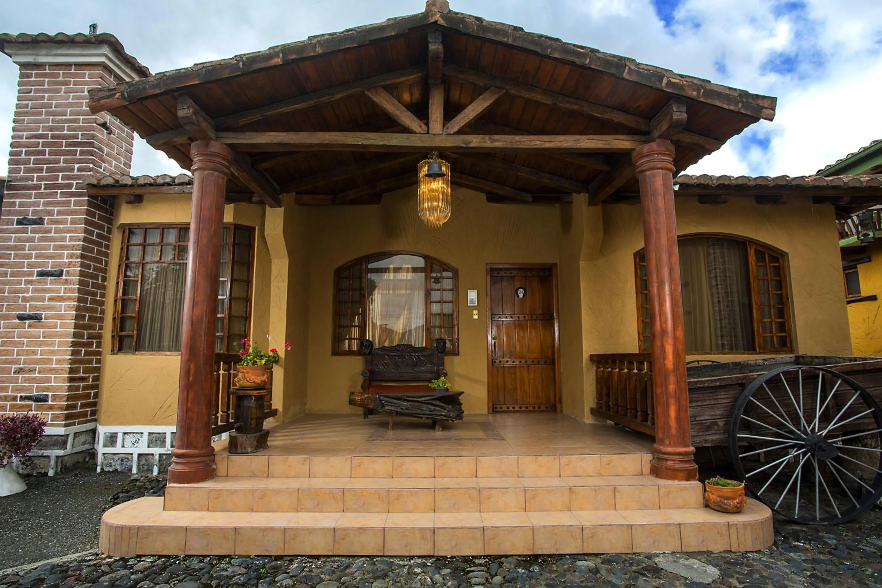 Bedroom in Hosteria Rumipamba De Las Rosas