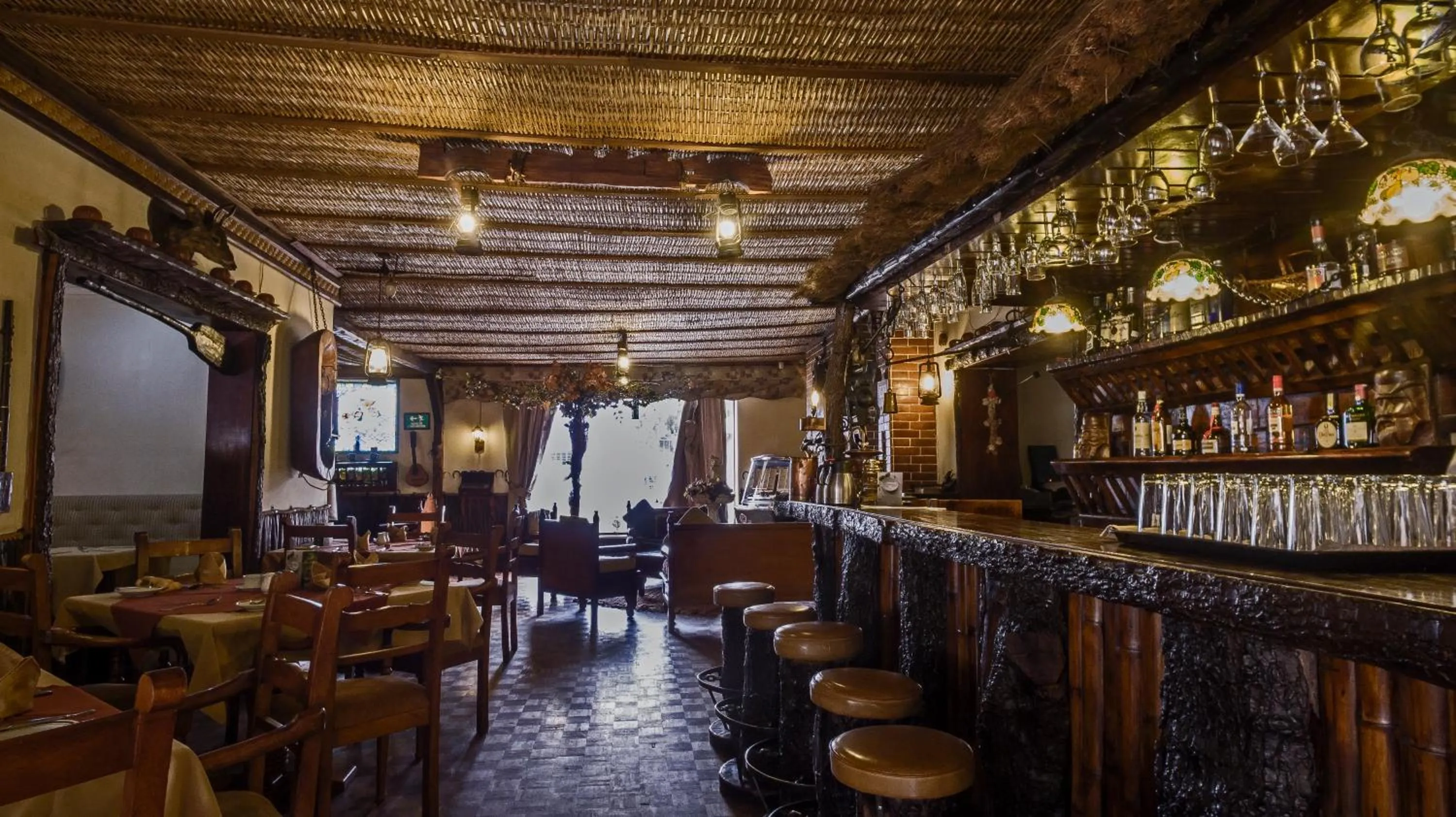 Lounge or bar in Hosteria Rumipamba De Las Rosas