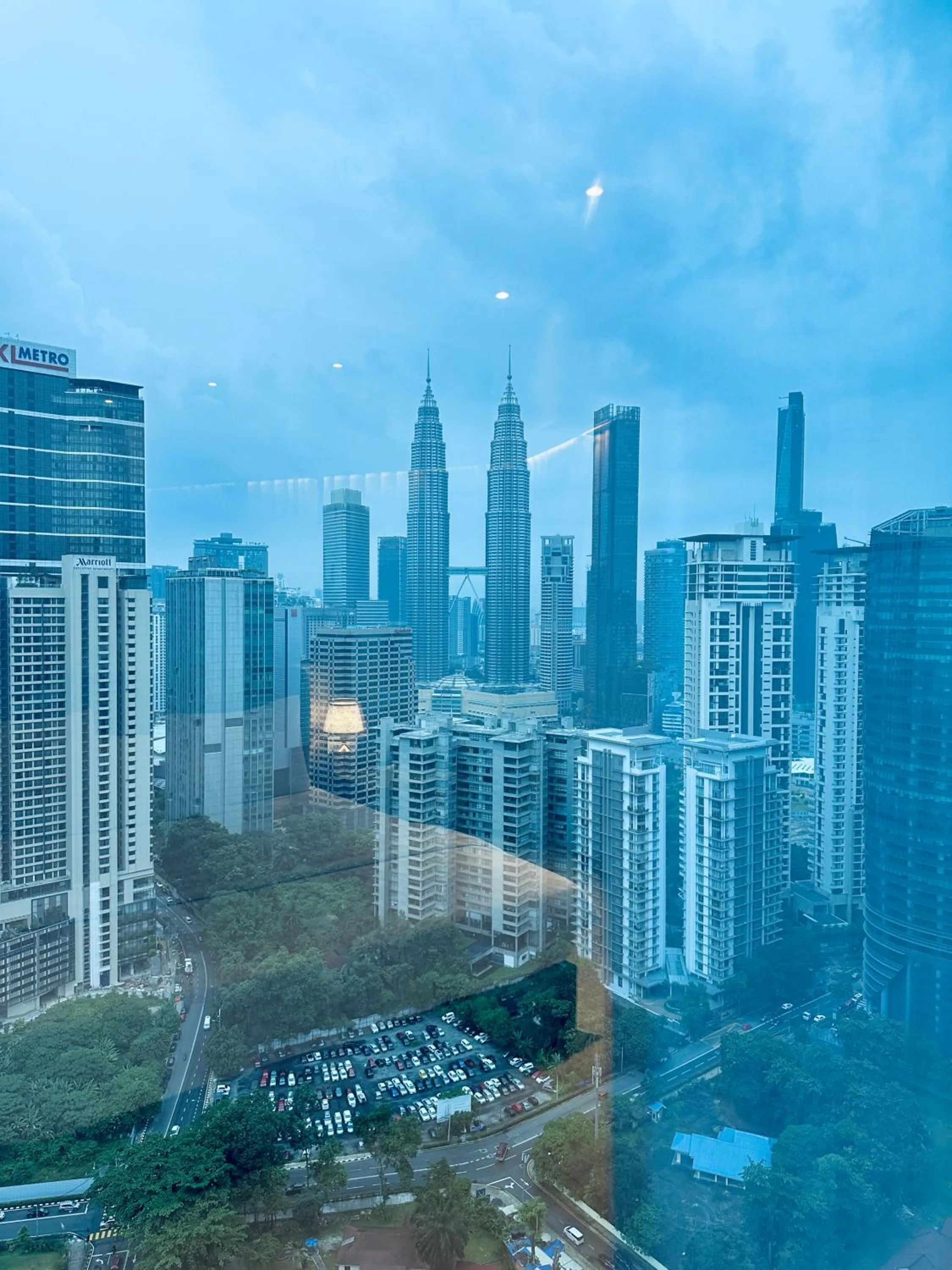 City view in Eaton Residences By Luna