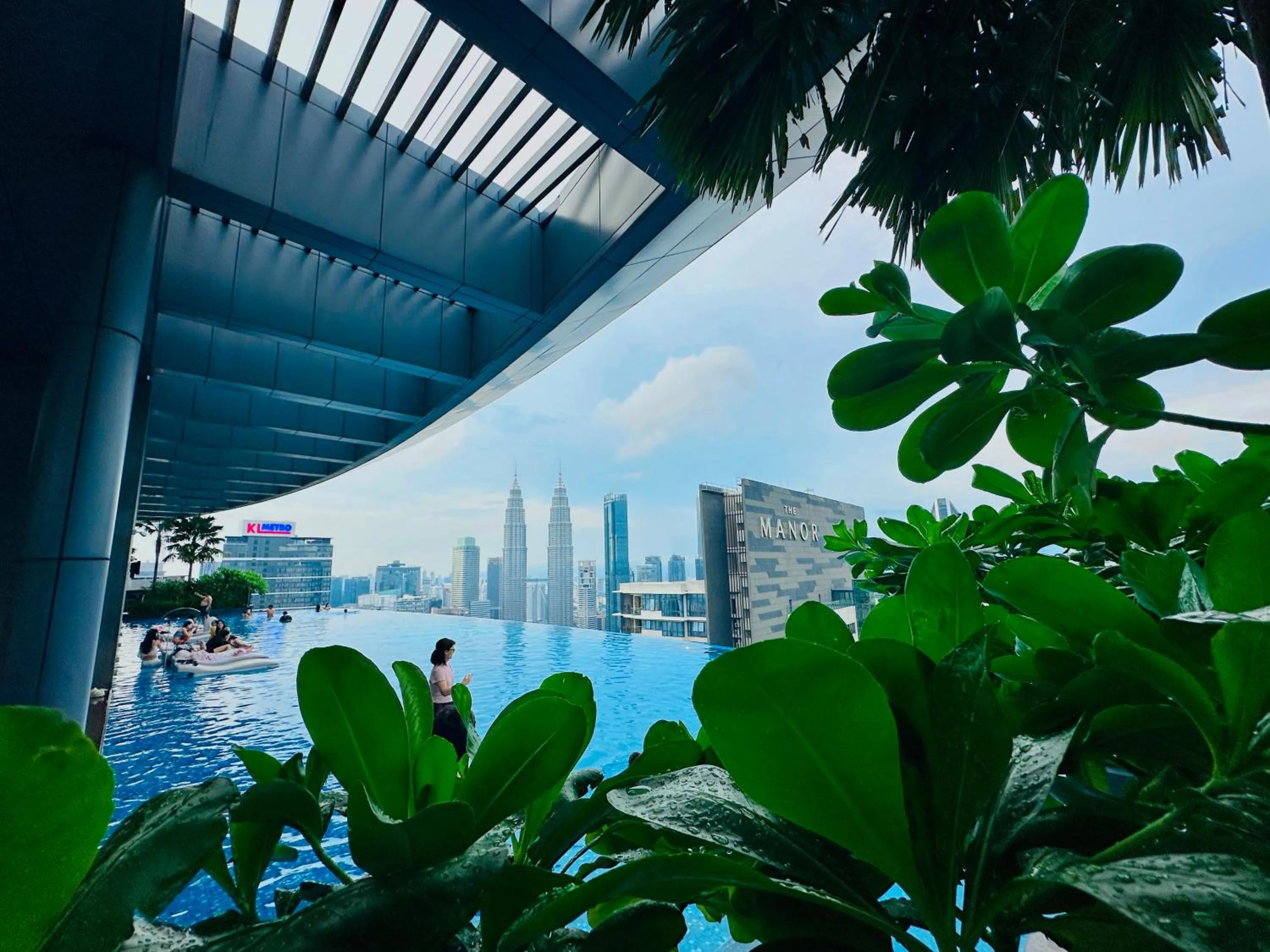 City view in Eaton Residences By Luna