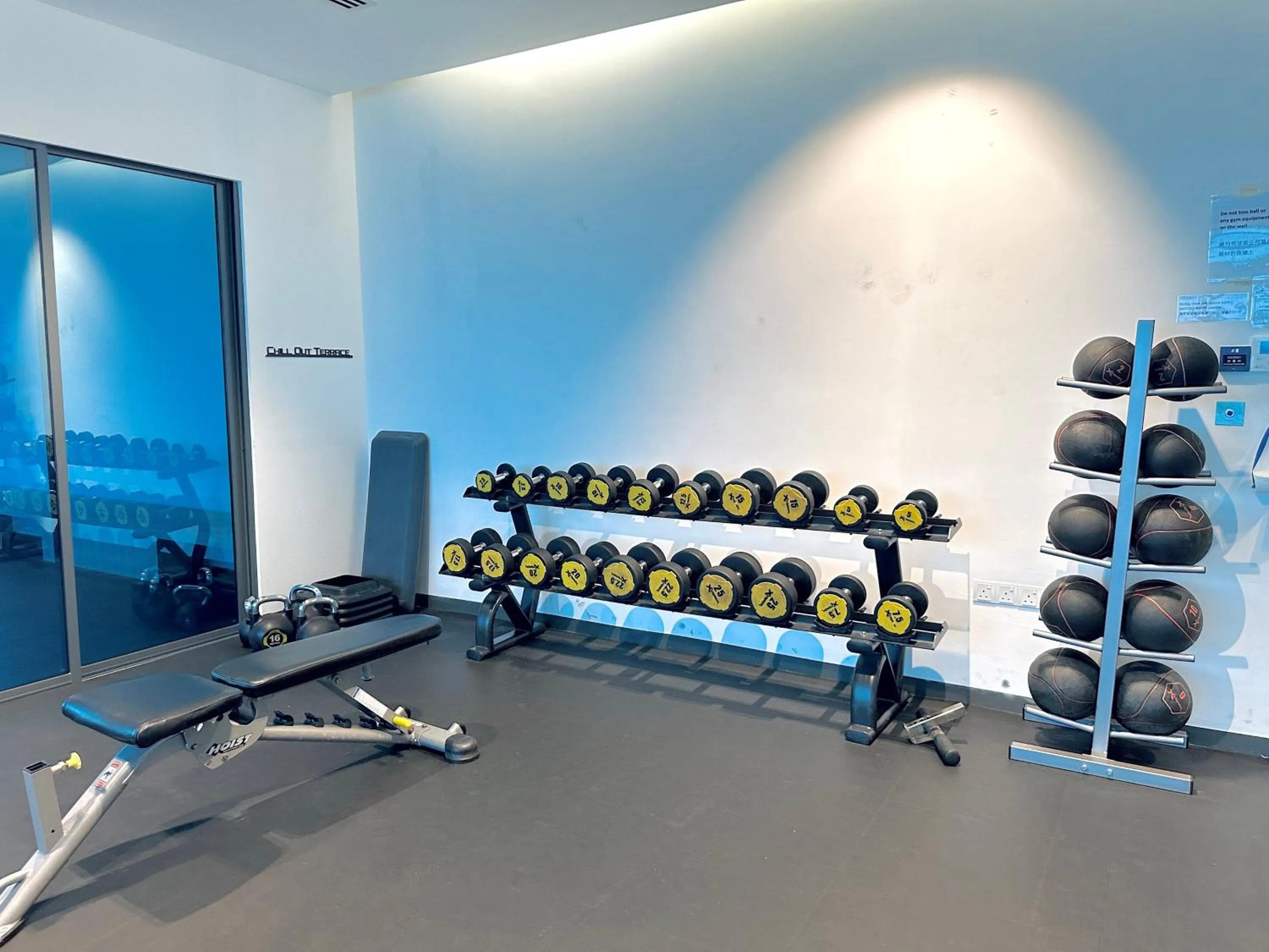 Fitness centre/facilities in Eaton Residences By Luna