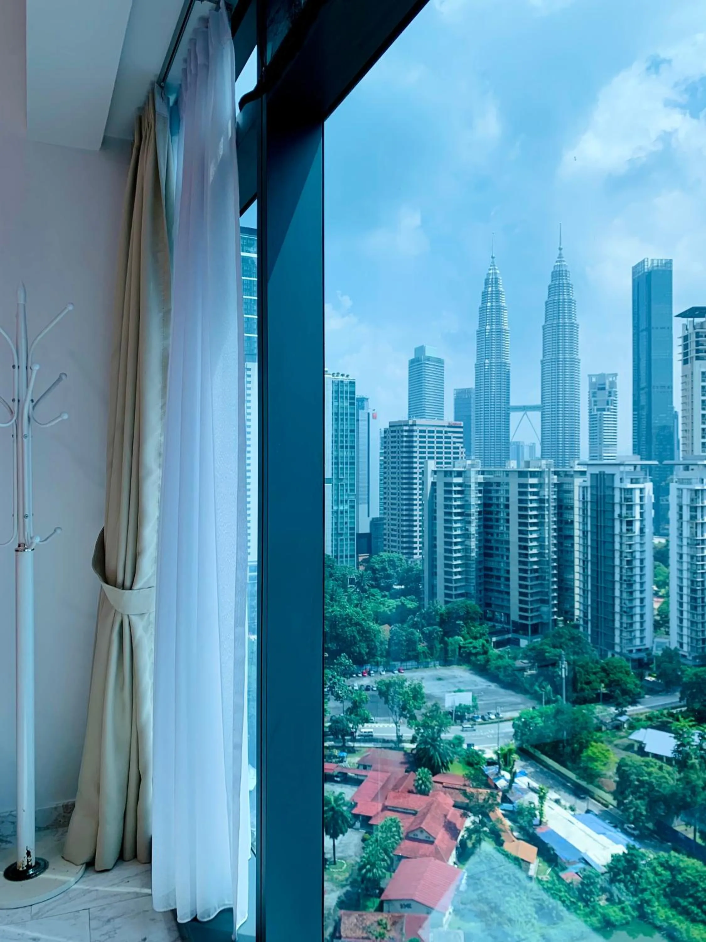 City view in Eaton Residences By Luna