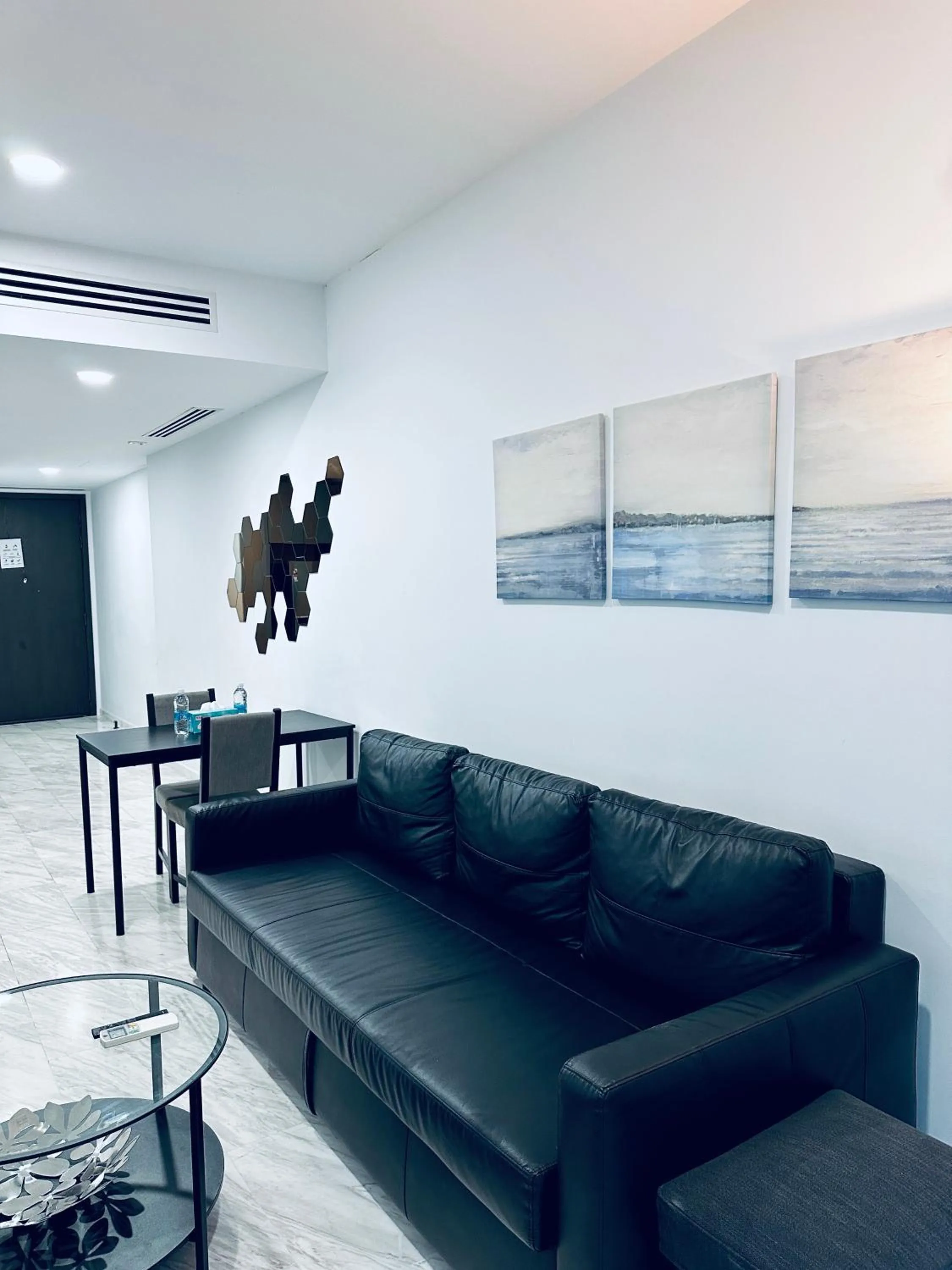 Living room in Eaton Residences By Luna