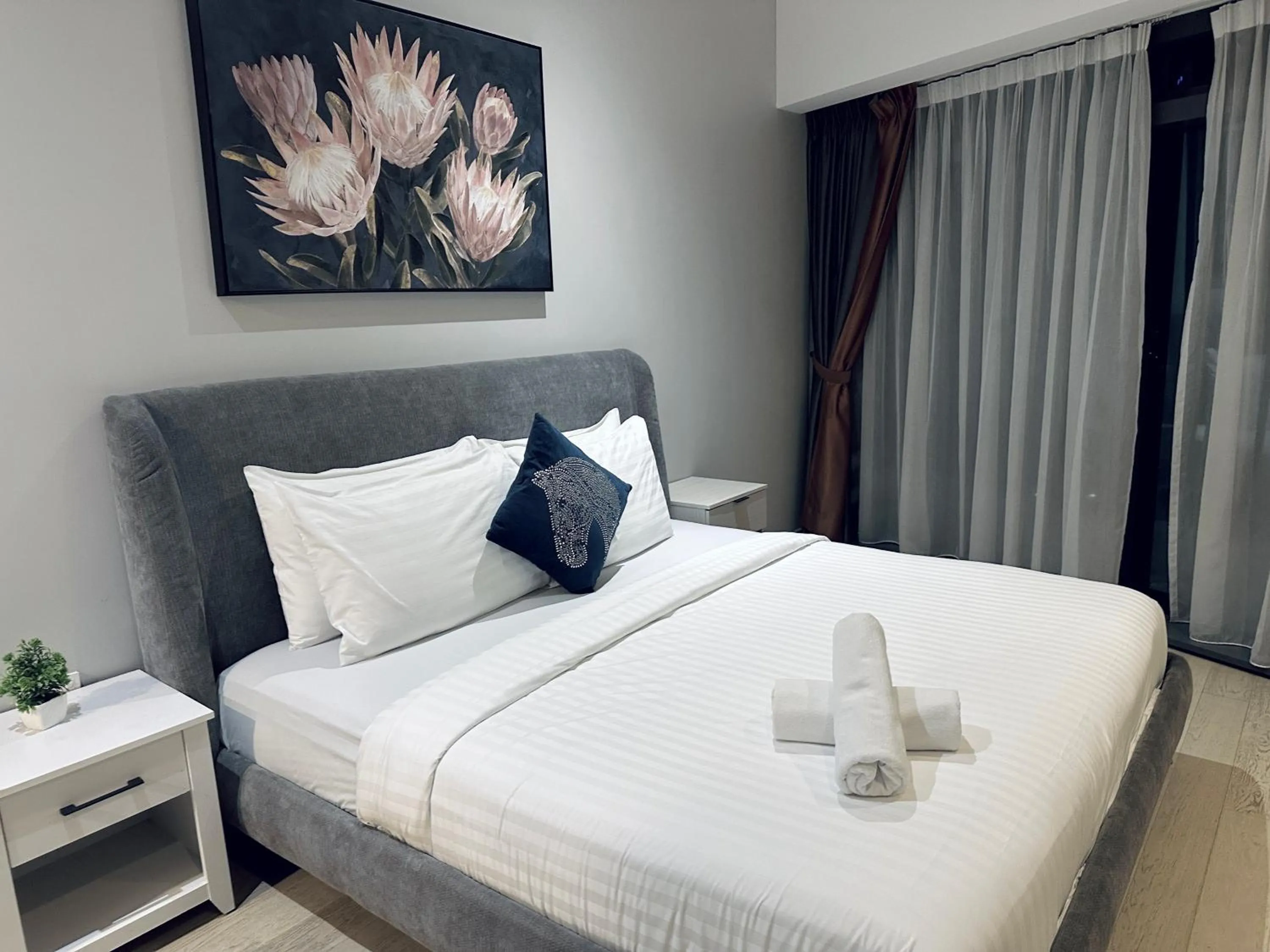 Bed in Eaton Residences By Luna