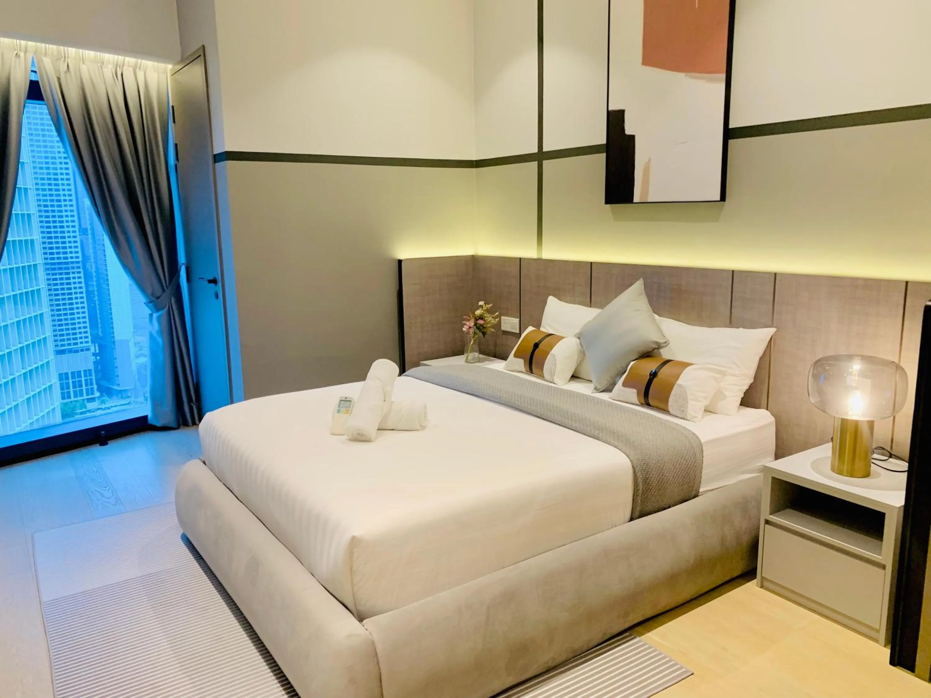 Bed in Eaton Residences By Luna