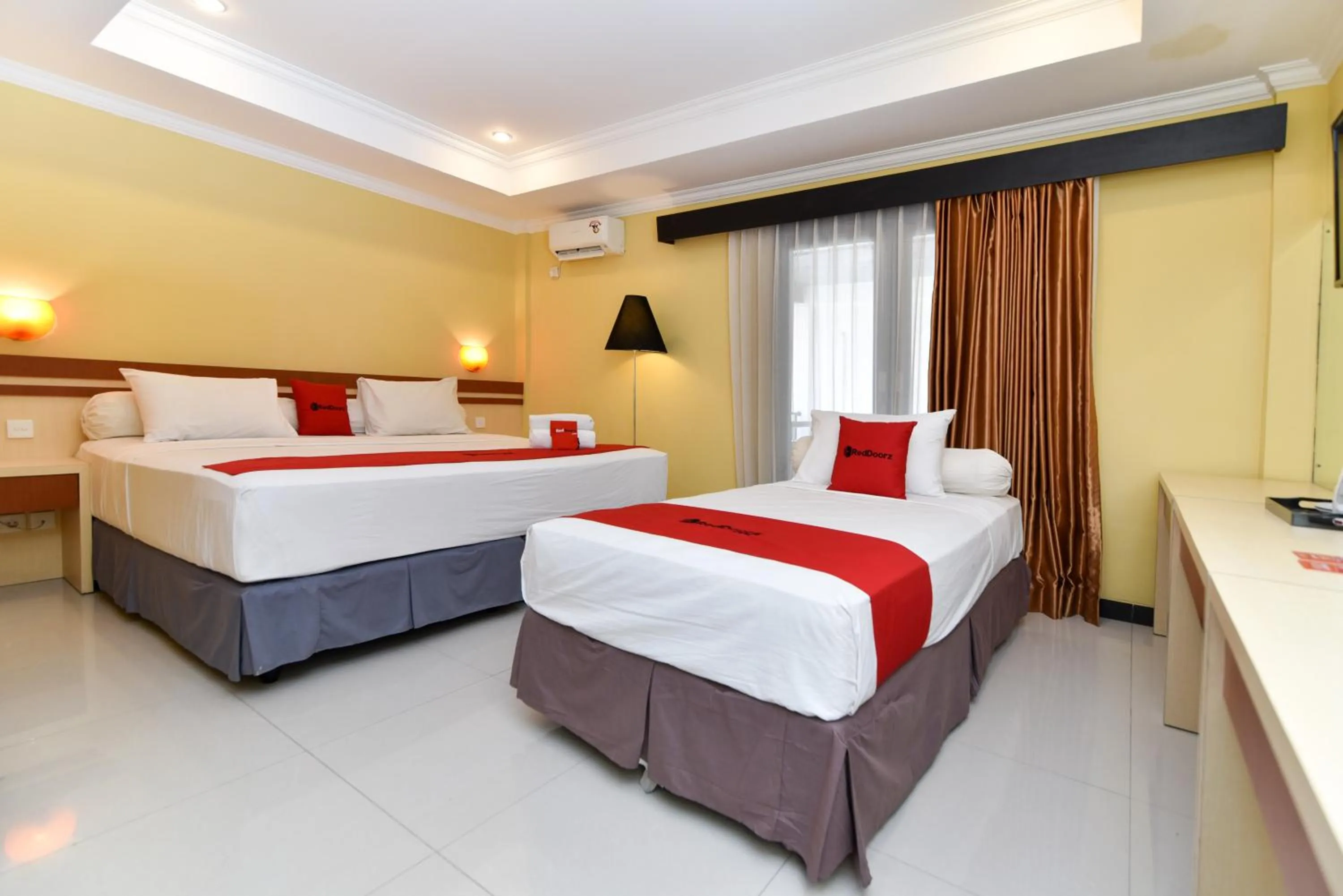 Photo of the whole room, Bed in RedDoorz Plus near Mall Bali Galeria 2