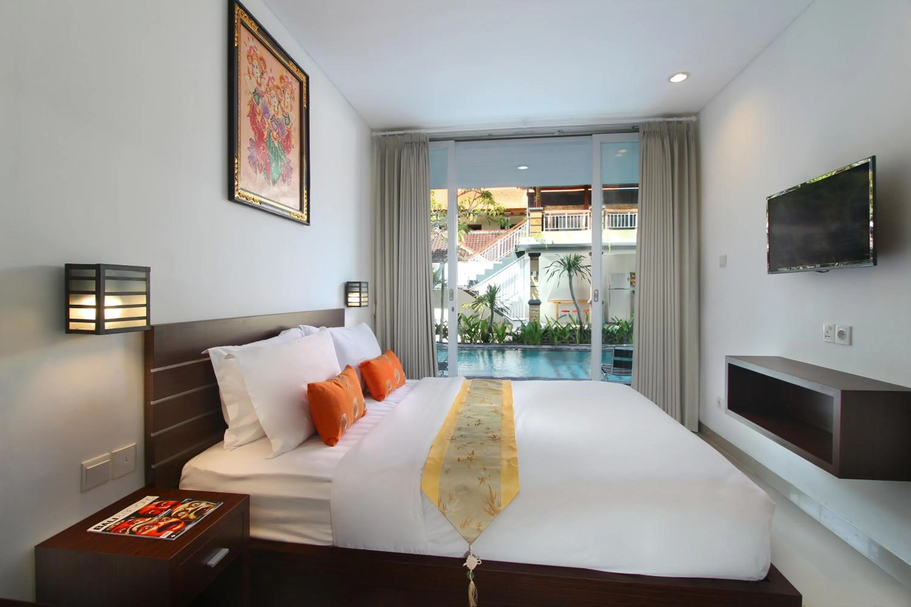 Bedroom, Bed in Lotus Tirta Seminyak
