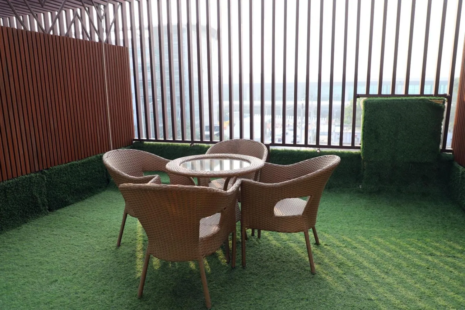 Seating area in Airport Hotel