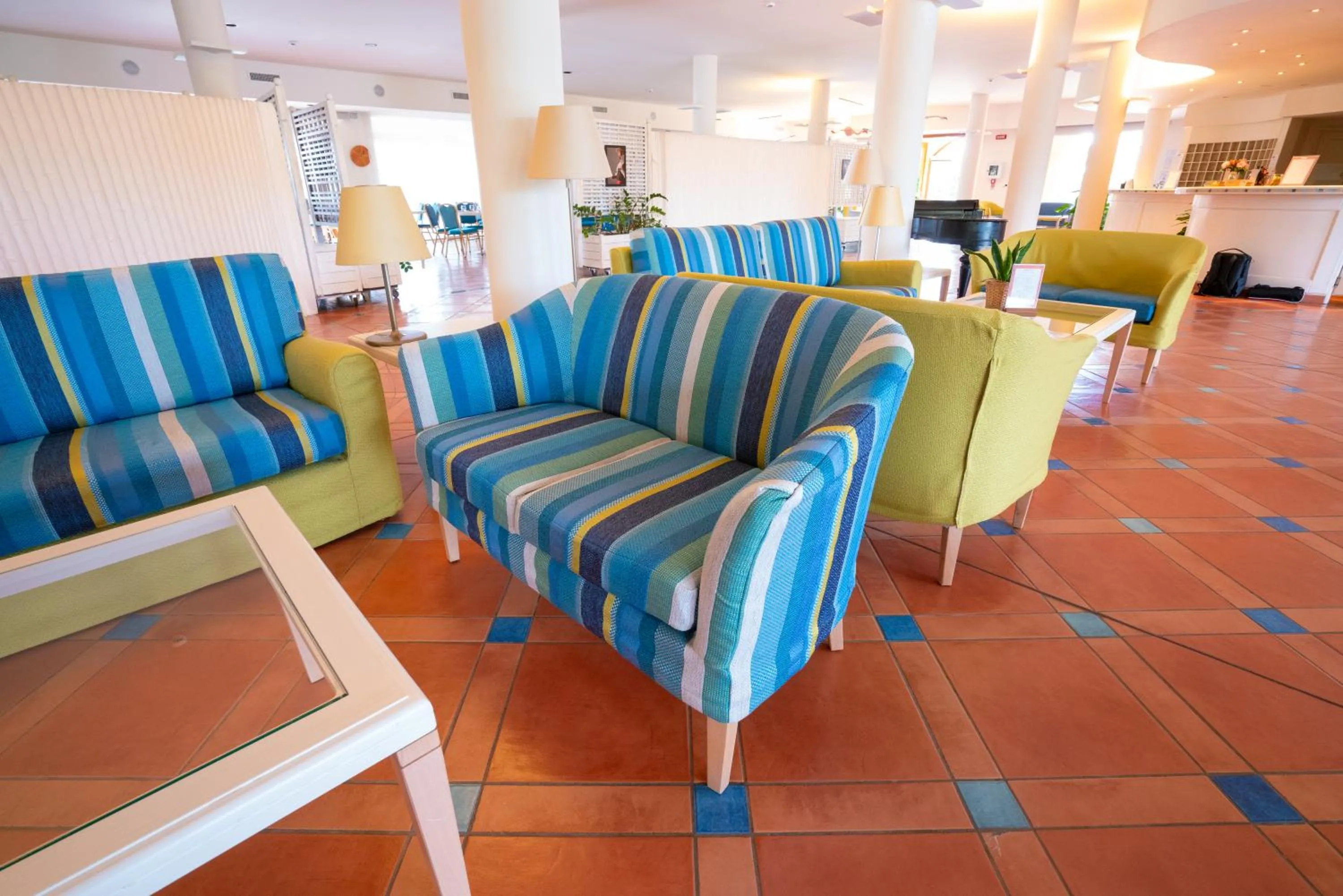 Lobby or reception in Hotel Santa Gilla