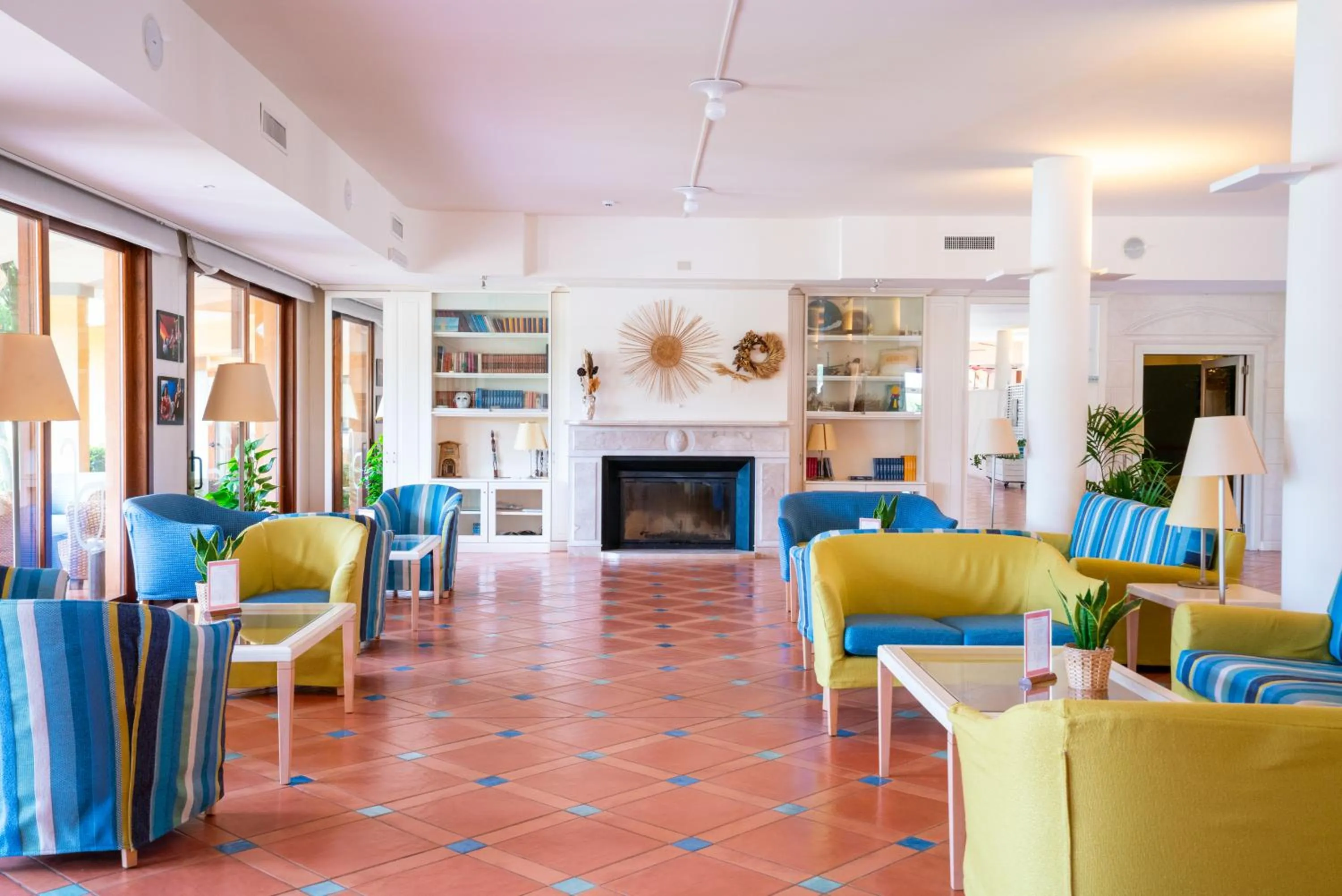 Lobby or reception in Hotel Santa Gilla