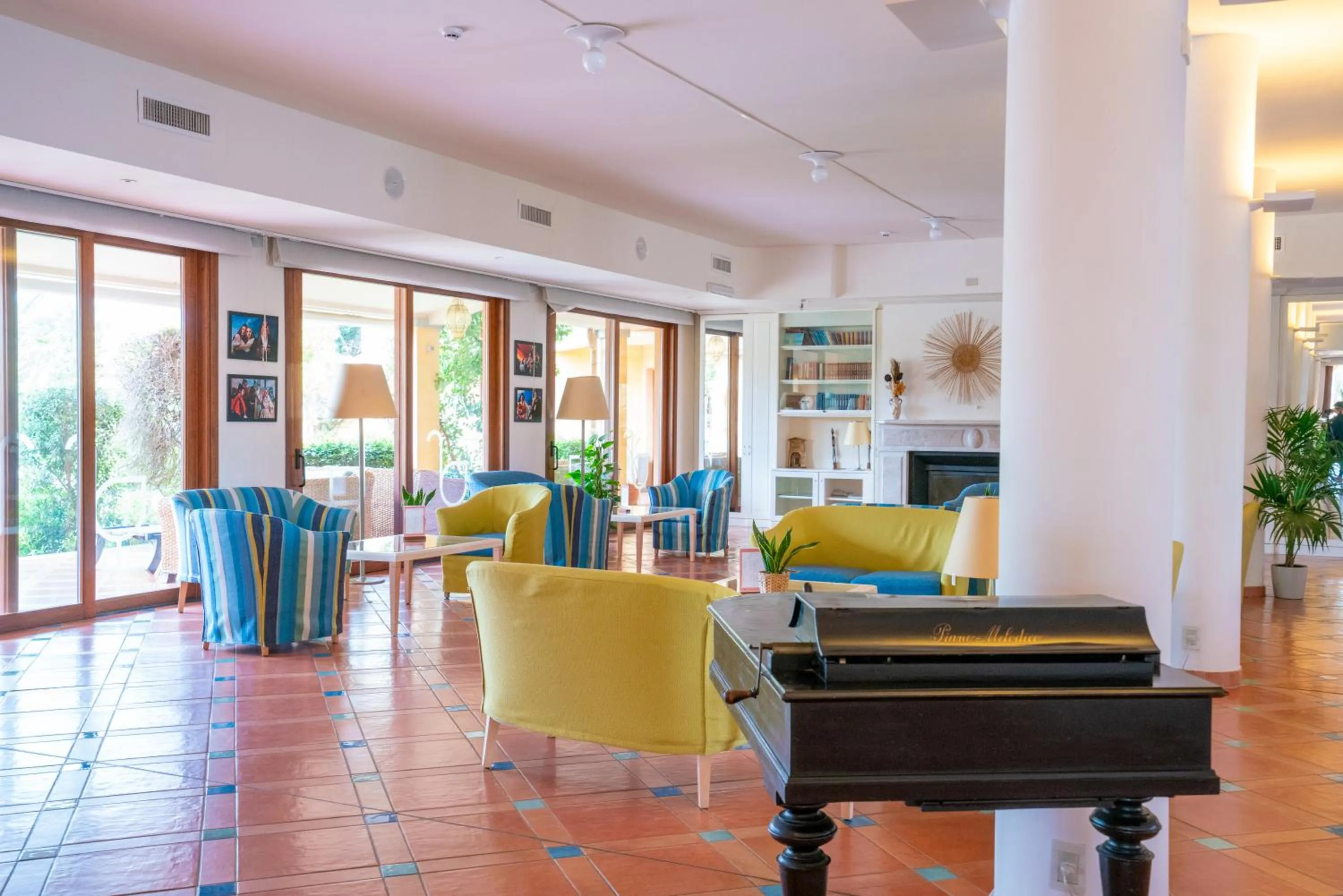 Lobby or reception in Hotel Santa Gilla