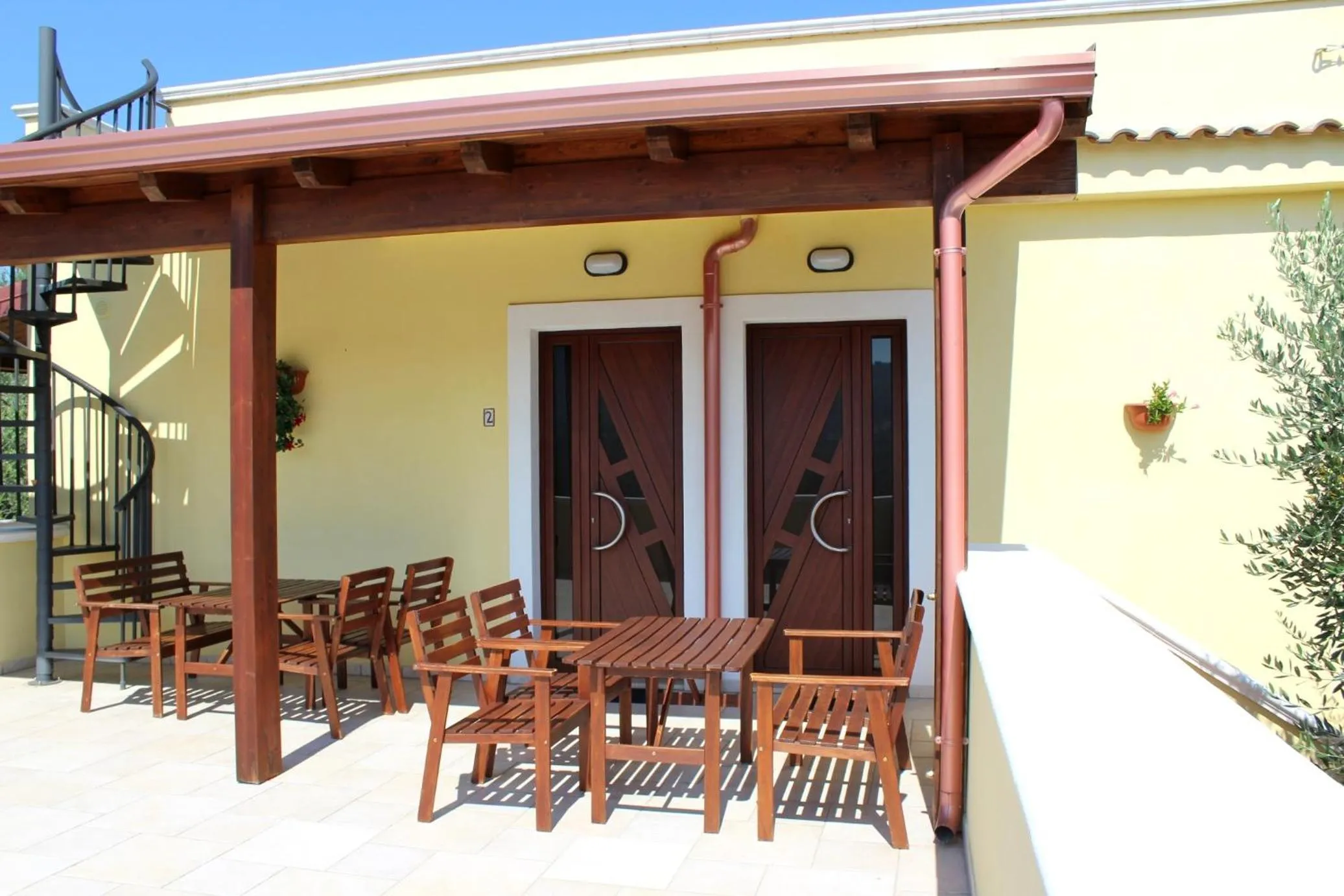 Facade/entrance in Villa La Vigna
