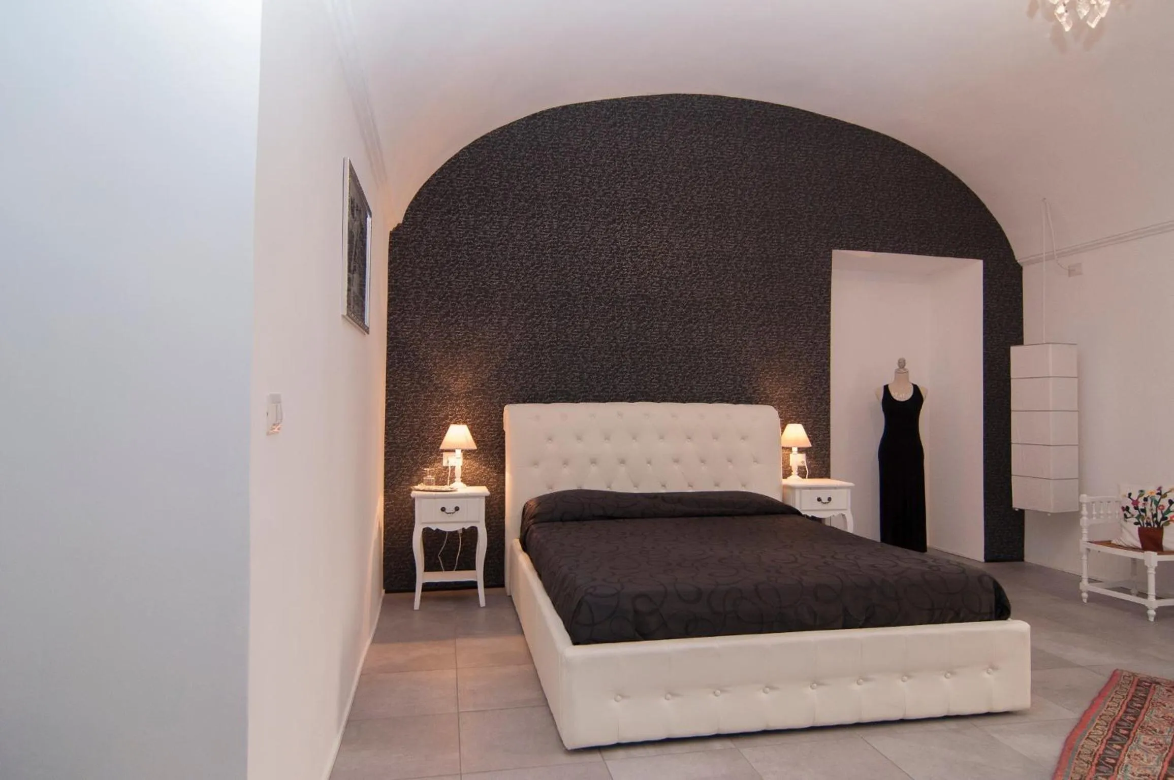 Bed in B&B Torino Très Chic