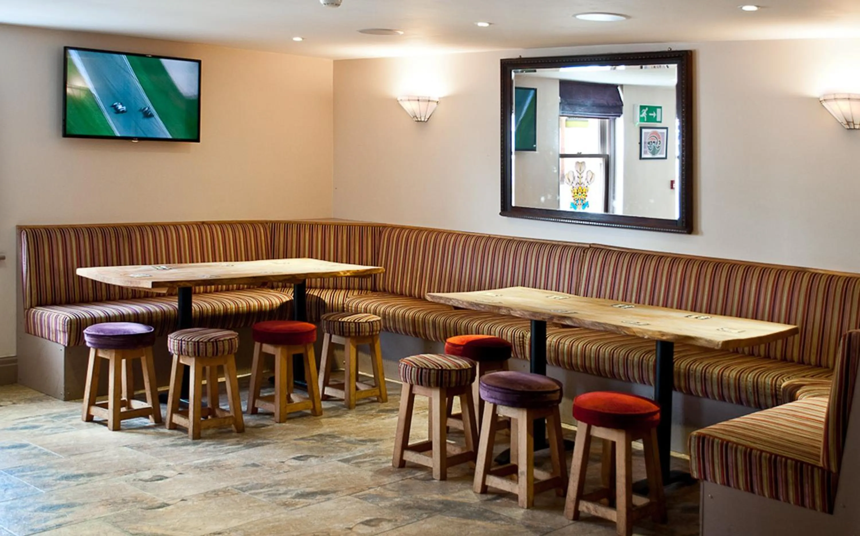 On site in The Feathers