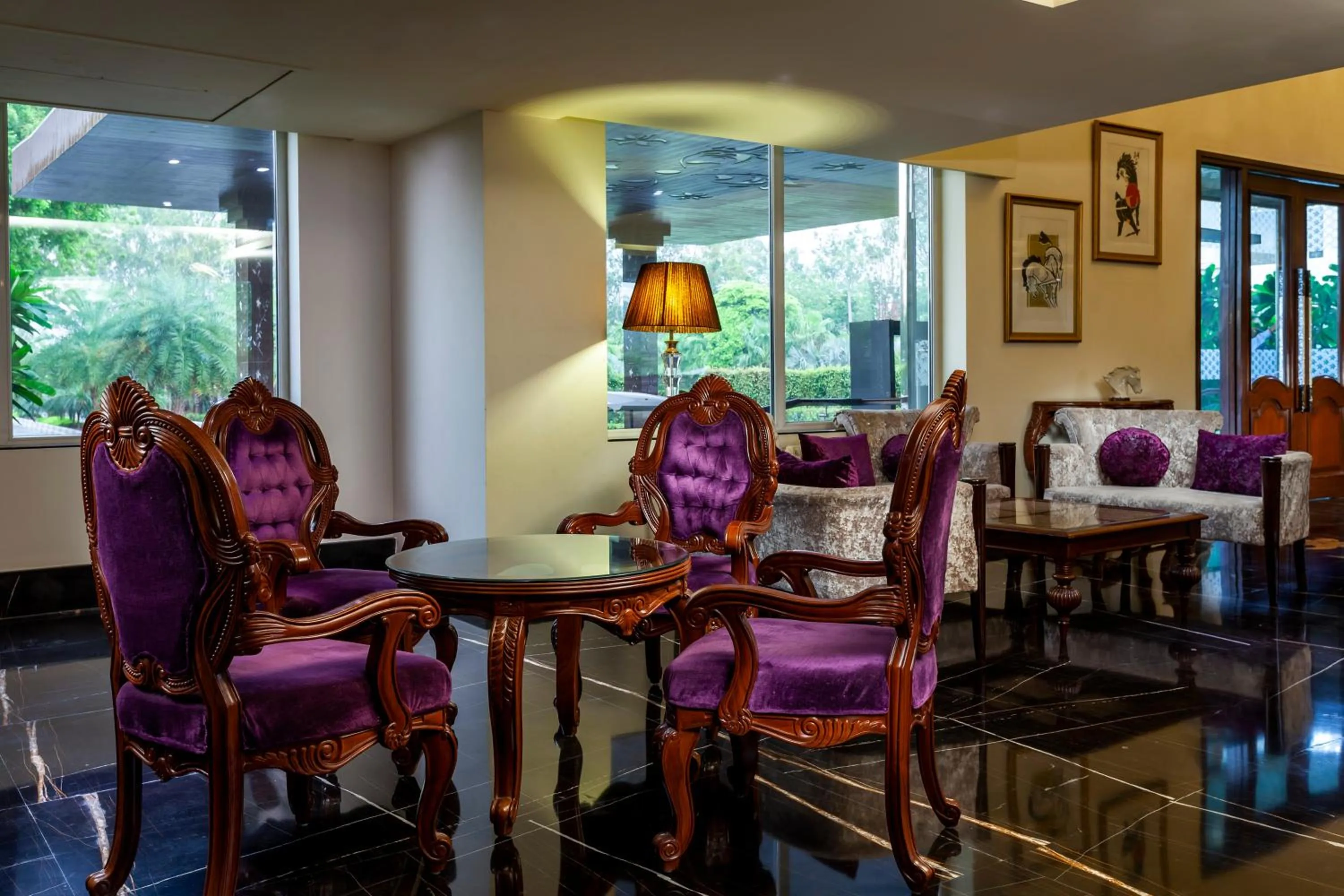 Seating area in Atrio by Devam