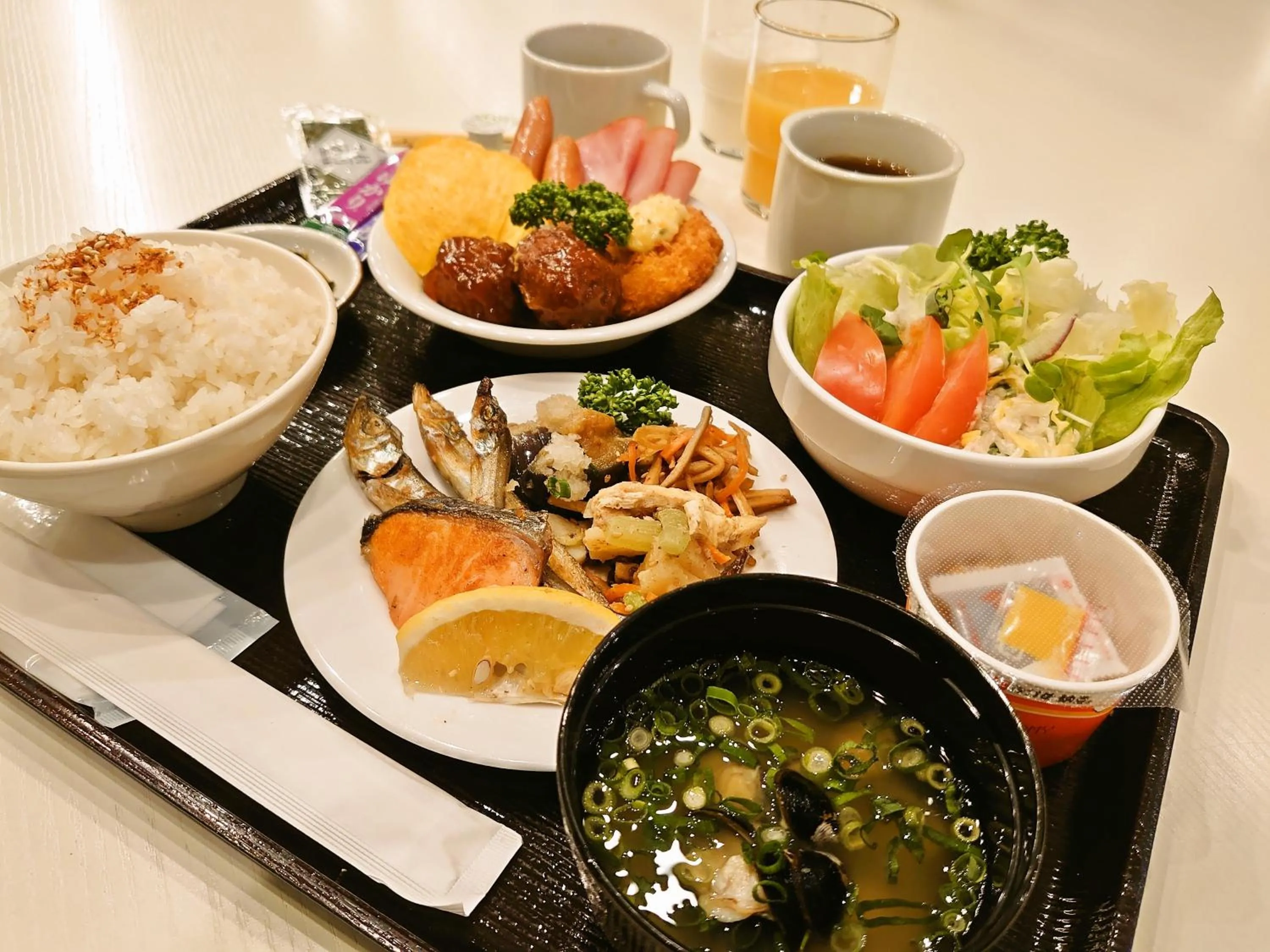 Breakfast in Green Rich Hotel Matsue Ekimae