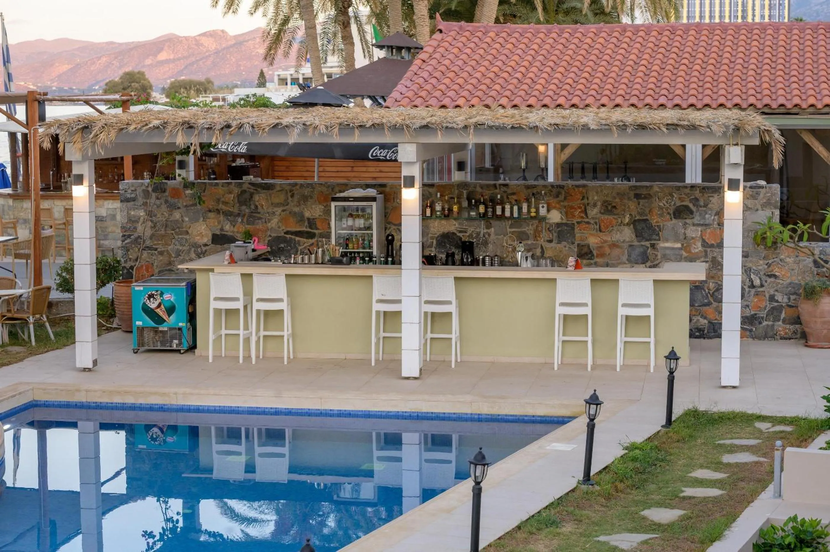 Swimming pool in Zeus Hotels Palm Beach