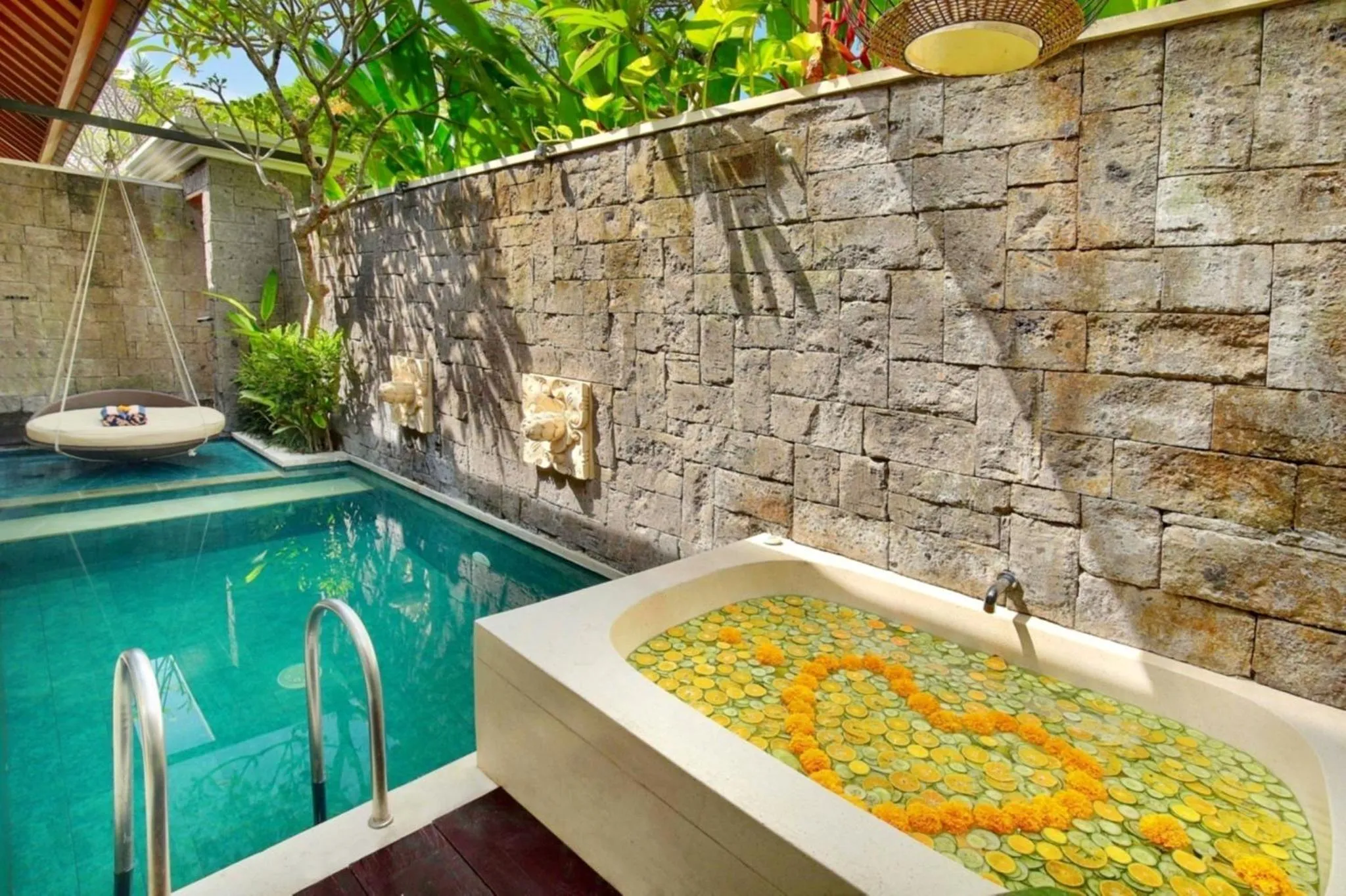 Hot Tub in Ini Vie Villa Seminyak by Ini Vie Hospitality