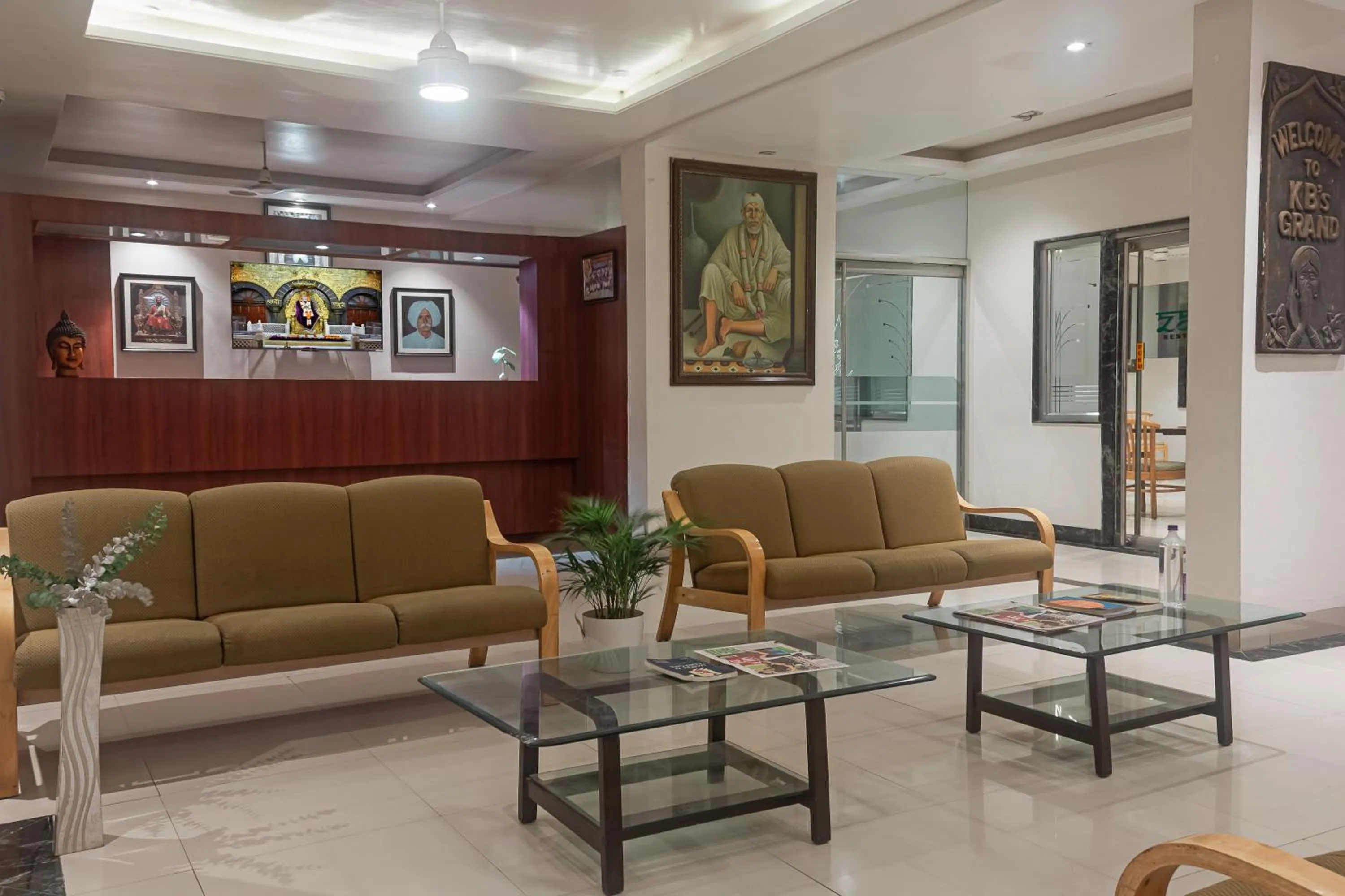 Lobby or reception in HOTEL KB's Grand