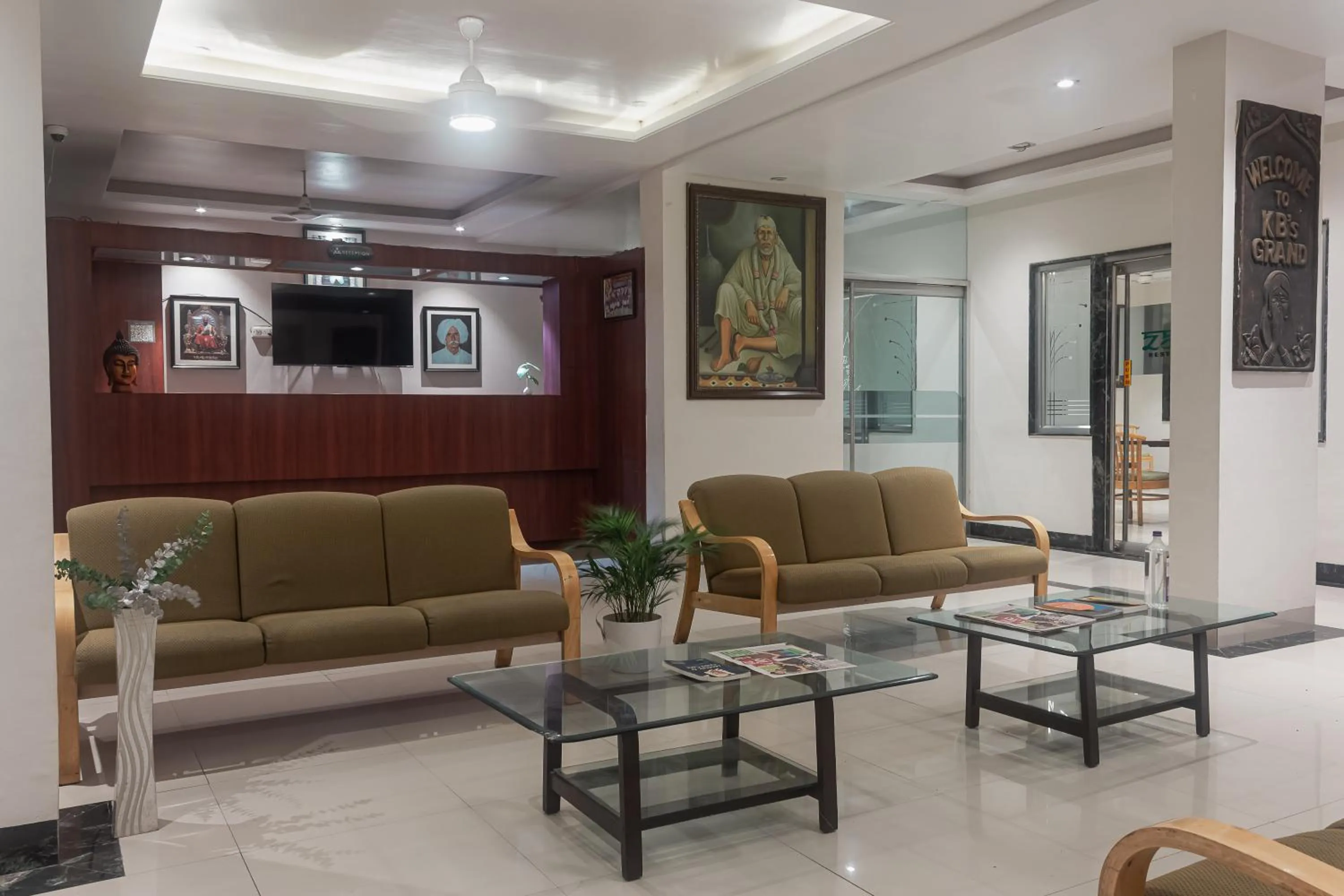 Lobby or reception in HOTEL KB's Grand