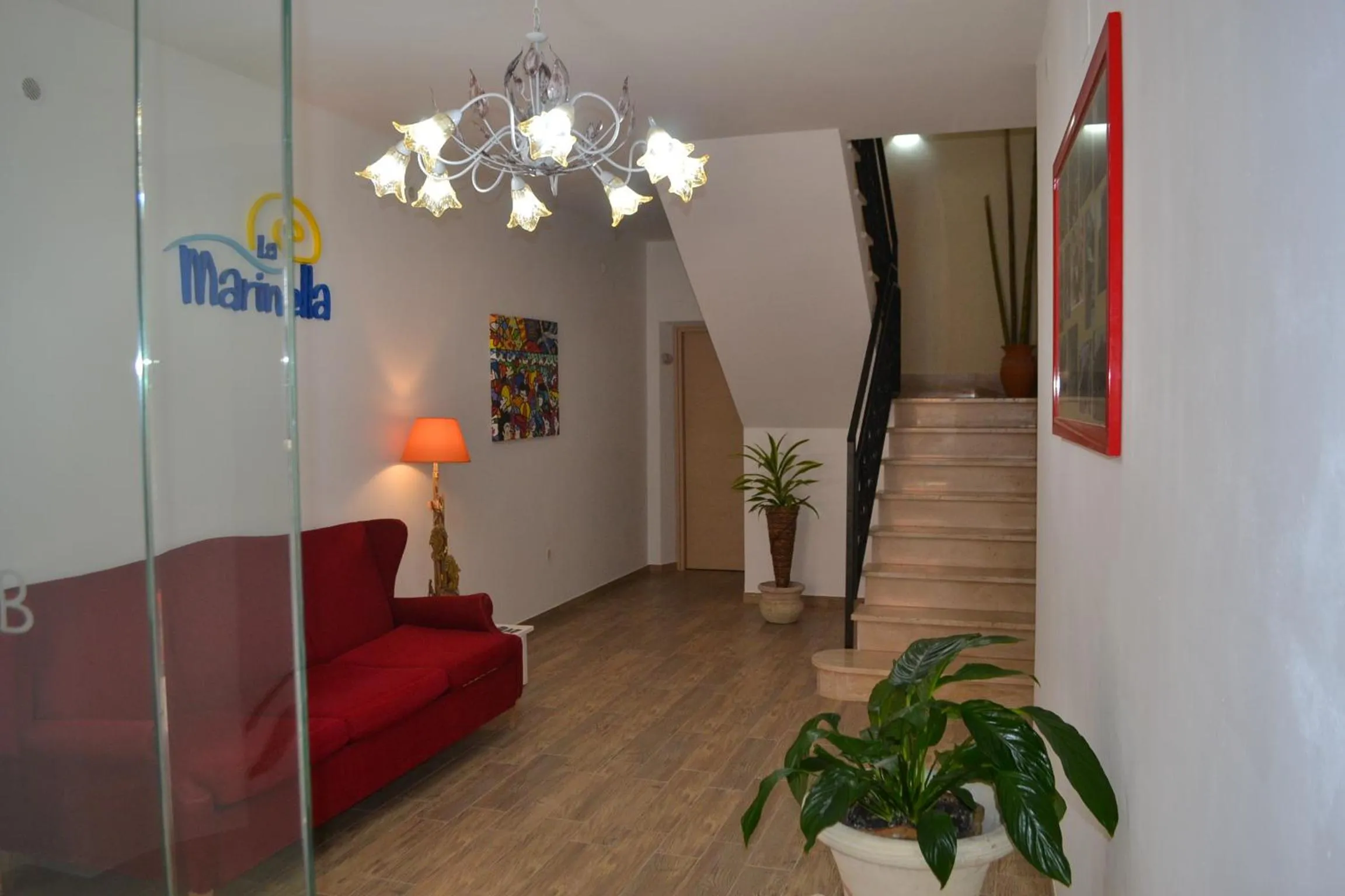 Lobby or reception in La Marinella