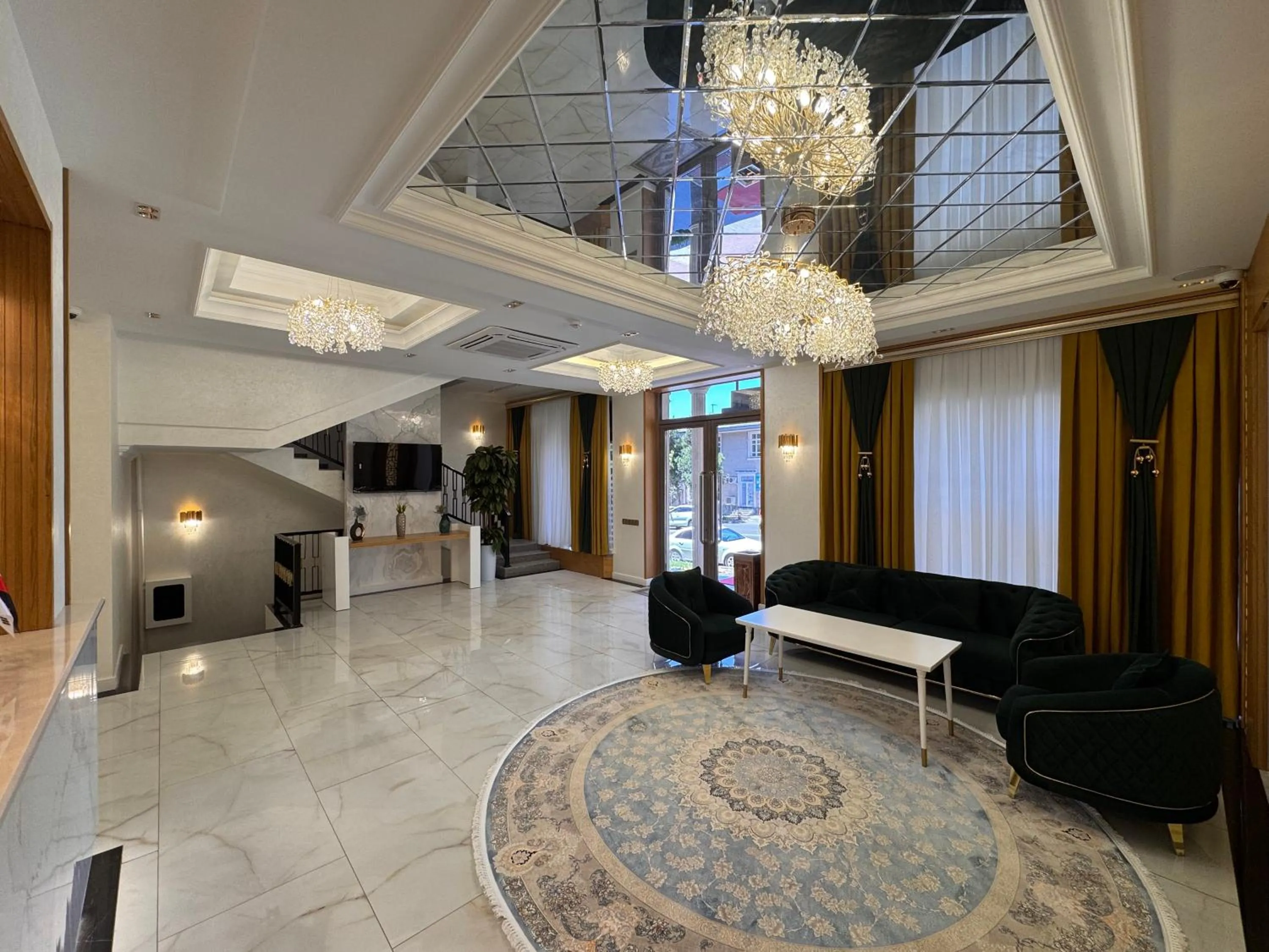 Seating area in Nizamov Hotel