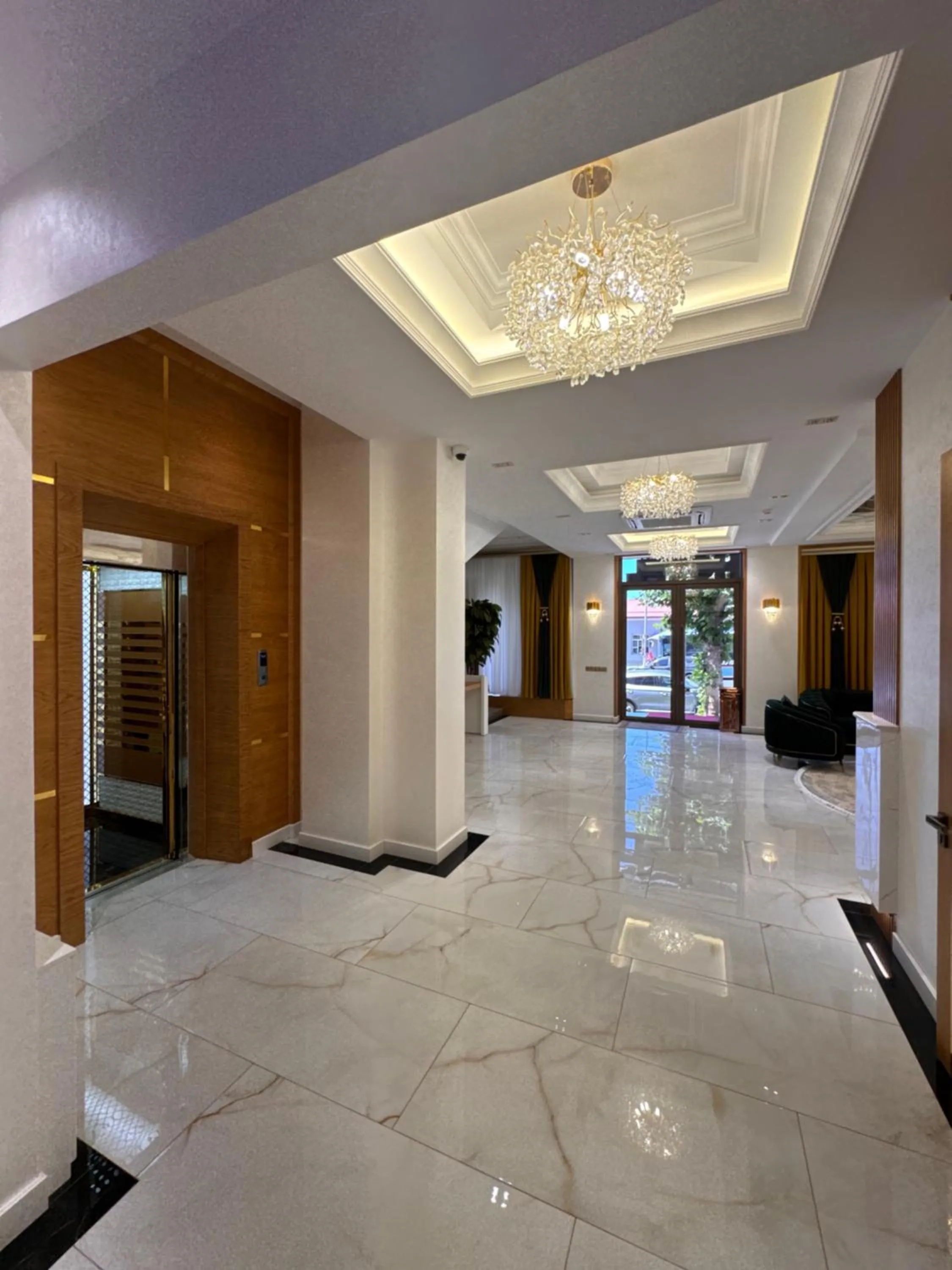 Seating area in Nizamov Hotel