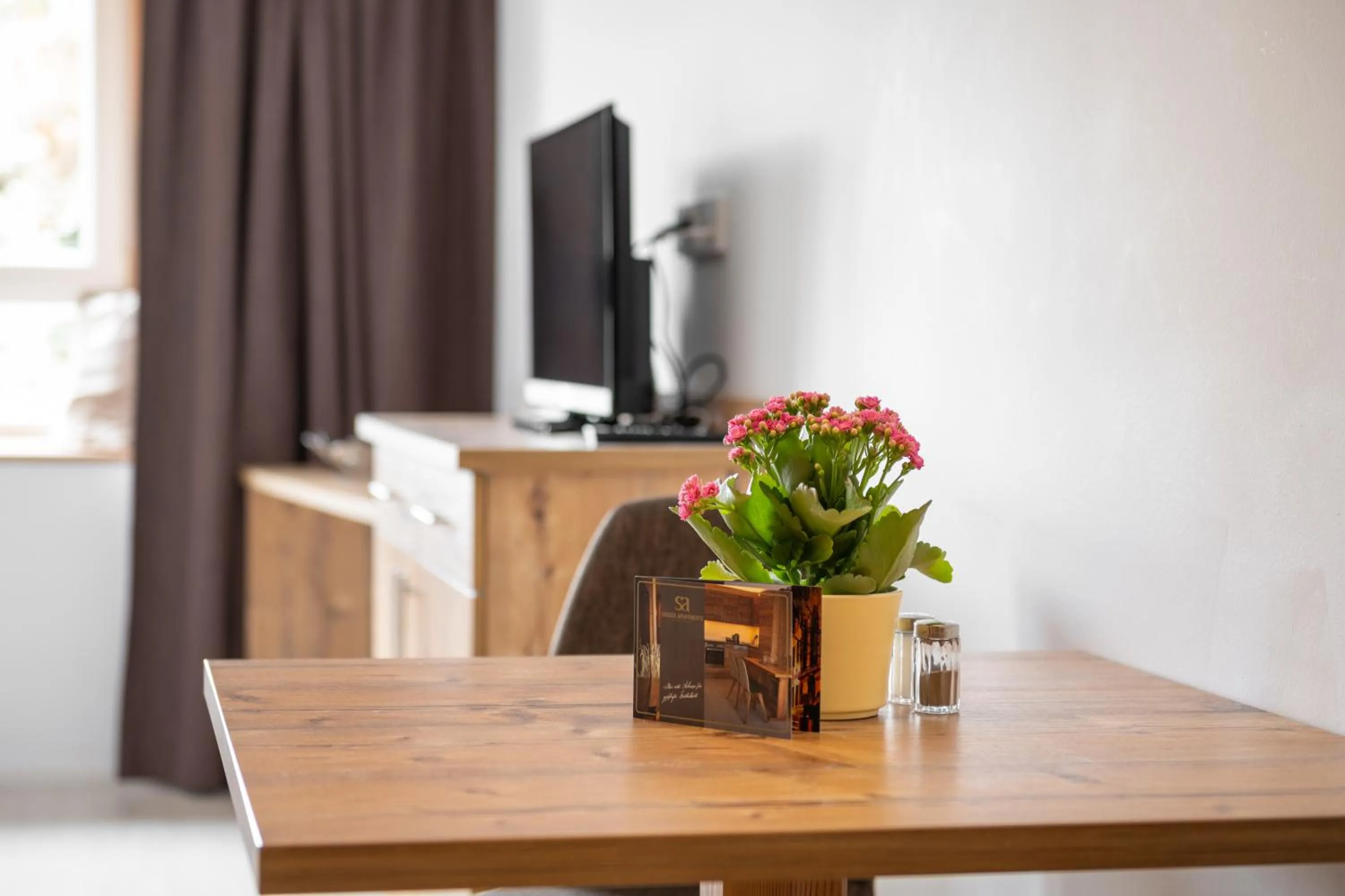 Dining area in Snooze Apartments
