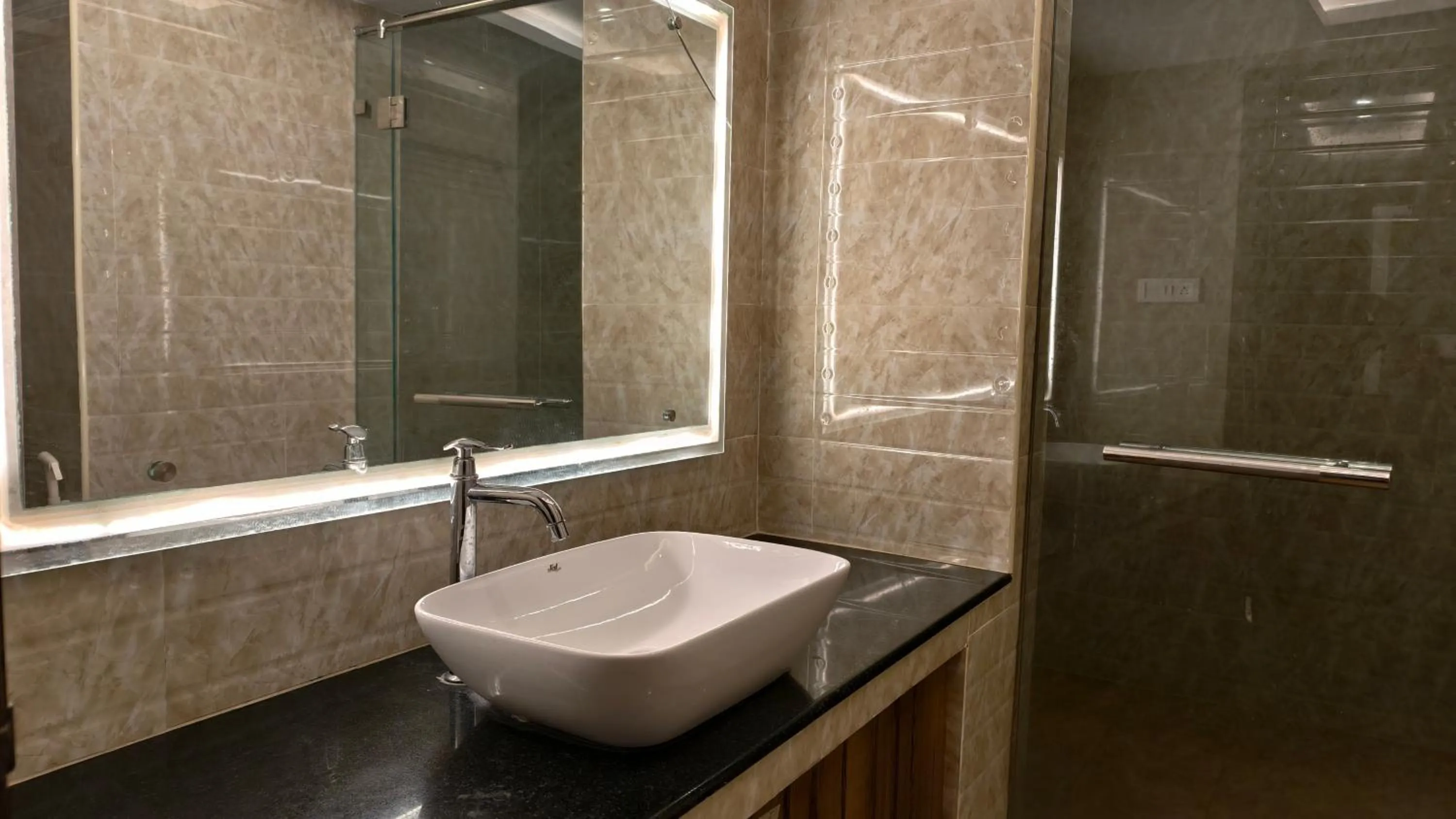 Bathroom in Monarch Express, Sri City