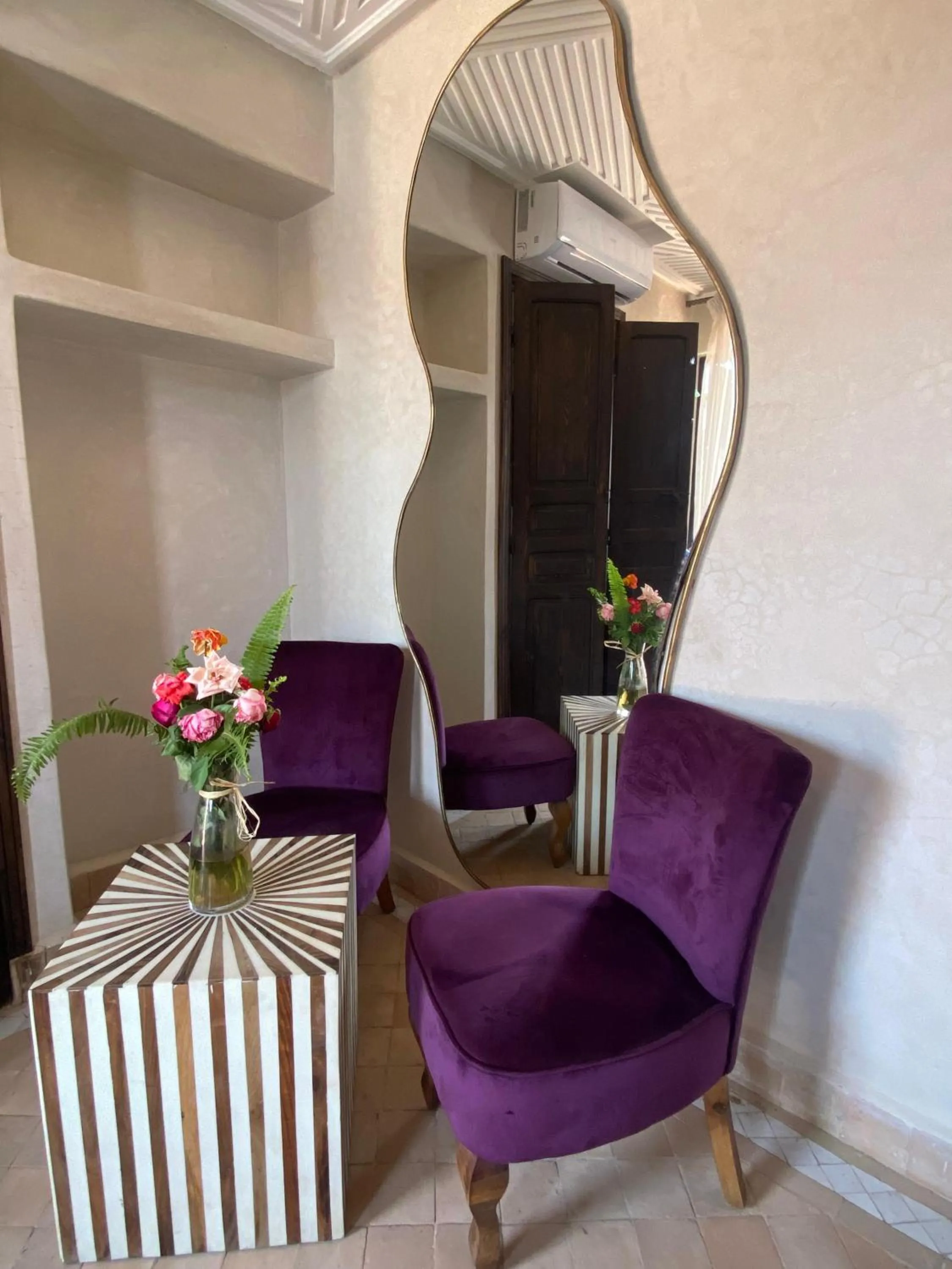 Living room in Riad Bab Yacout & SPA