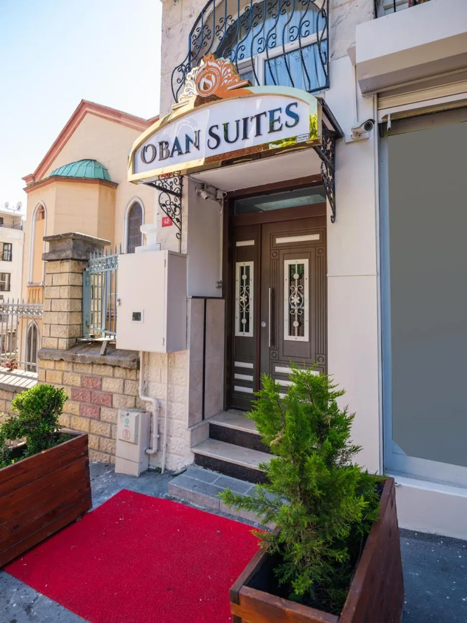 Facade/entrance in Oban Suites Istanbul