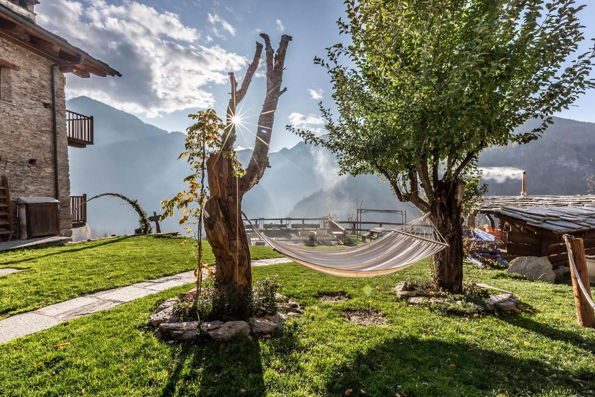 Garden in Brieis Relais Alpino