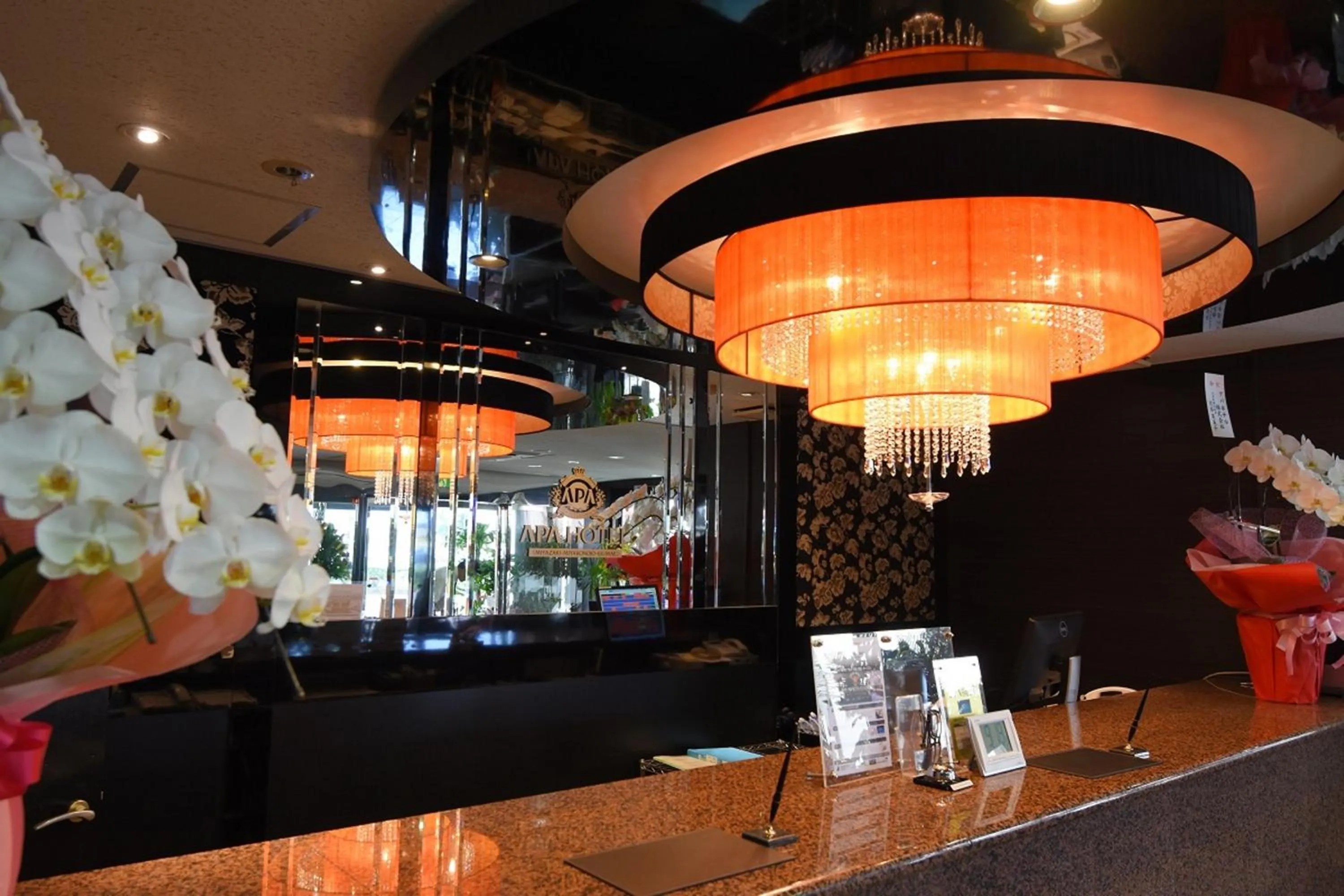 Decorative detail in APA Hotel Miyazaki Miyakonojo Ekimae