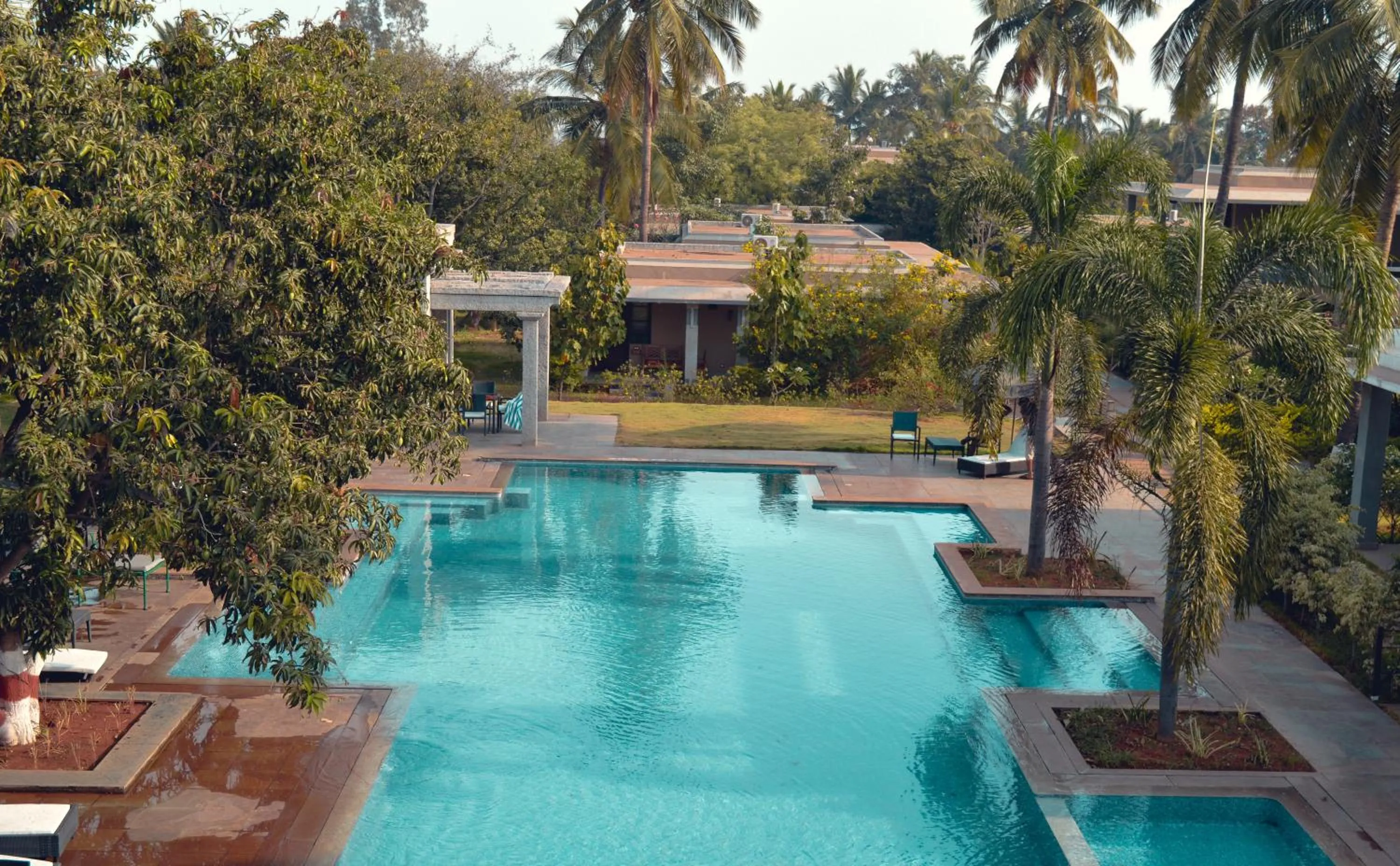Swimming pool in Heritage Resort Hampi