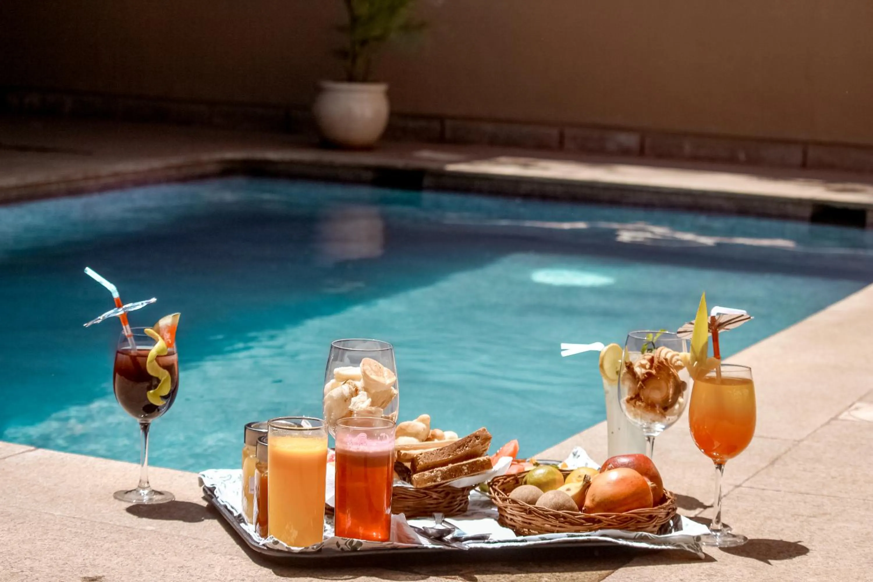 Food and drinks in Heritage Resort Hampi