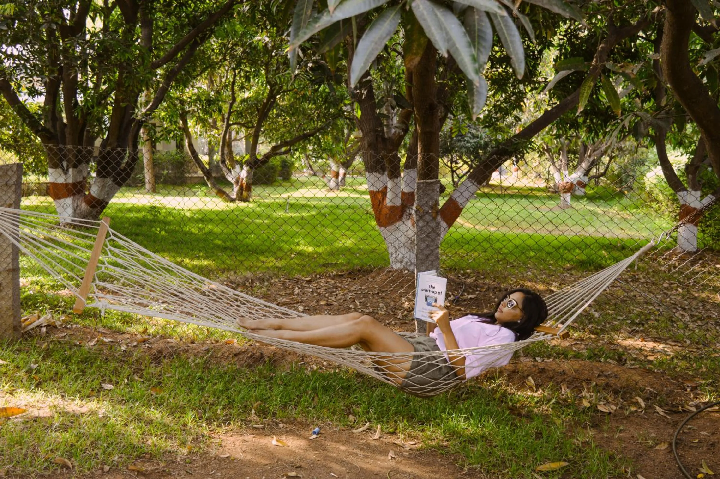Garden in Heritage Resort Hampi