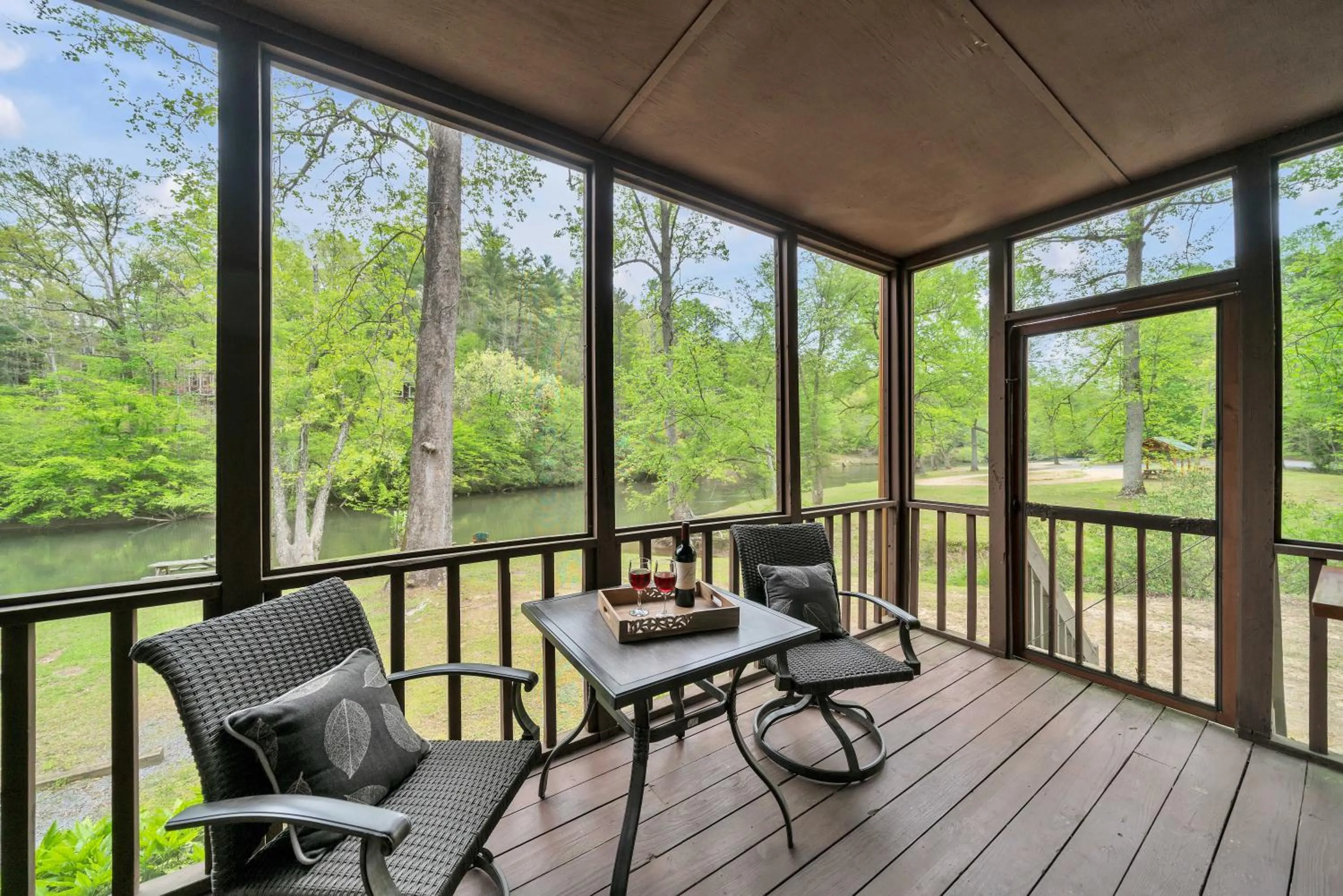 Balcony/Terrace in Coosawattee River Resort