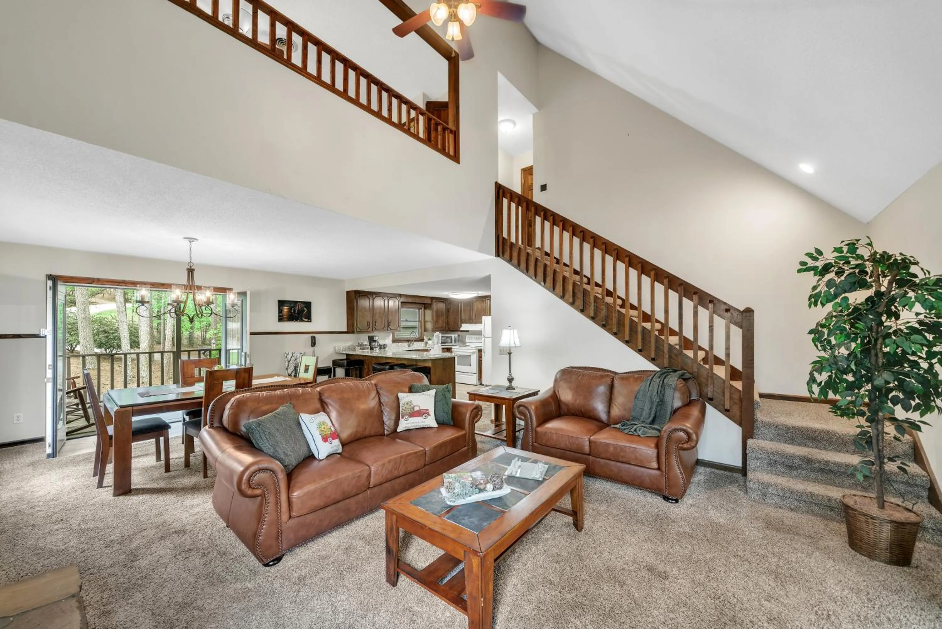 Patio in Coosawattee River Resort