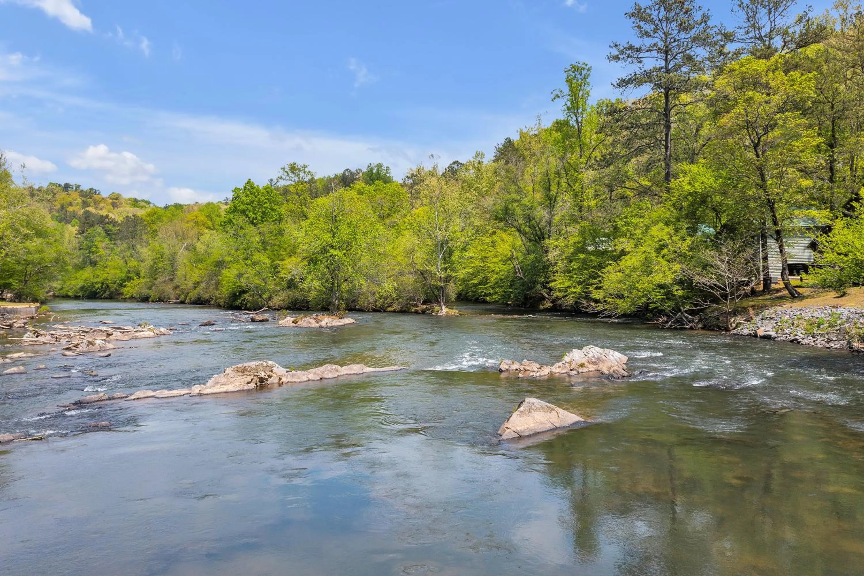 River view in Coosawattee River Resort