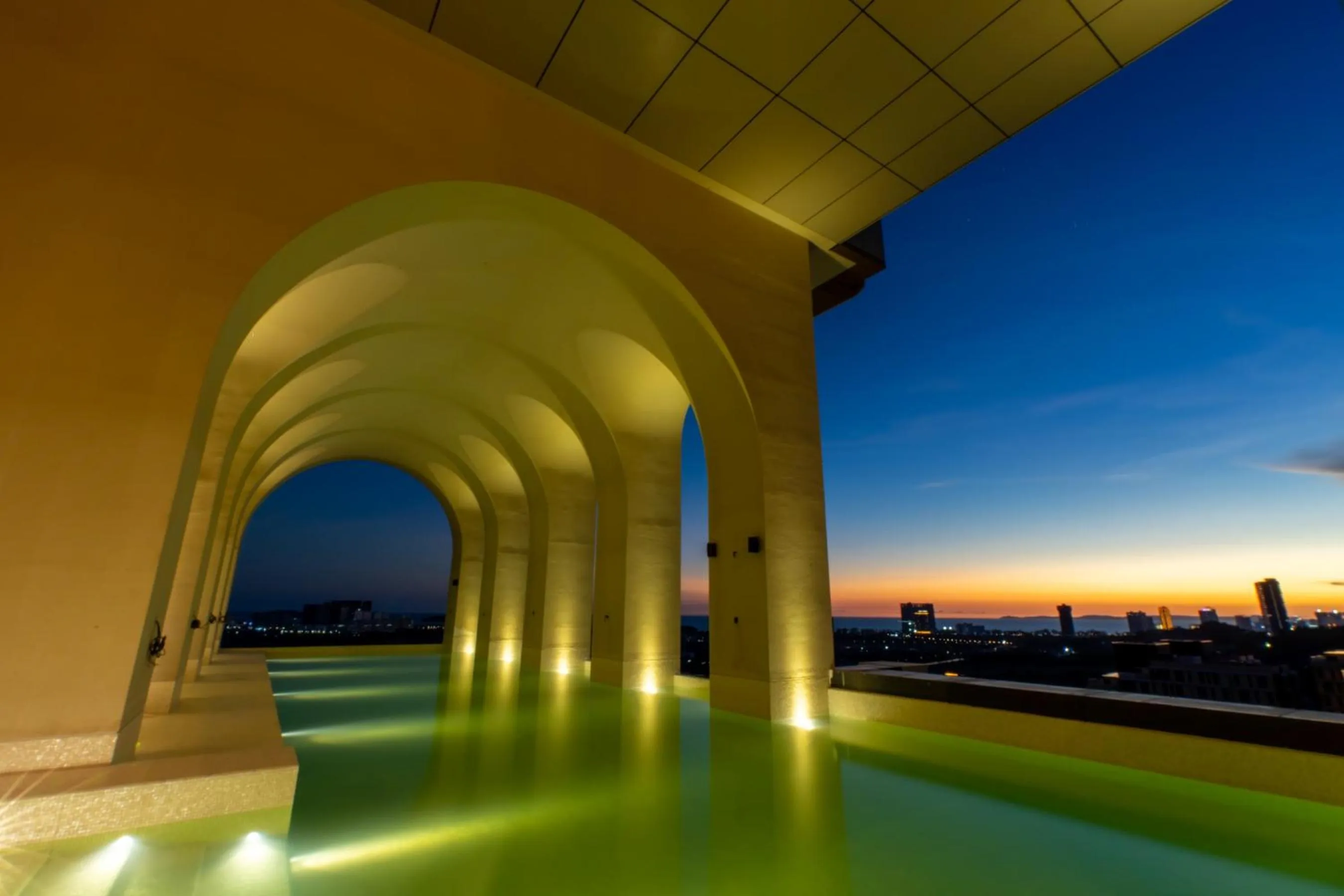 Pool view in Arjuna Solitaire Hotel