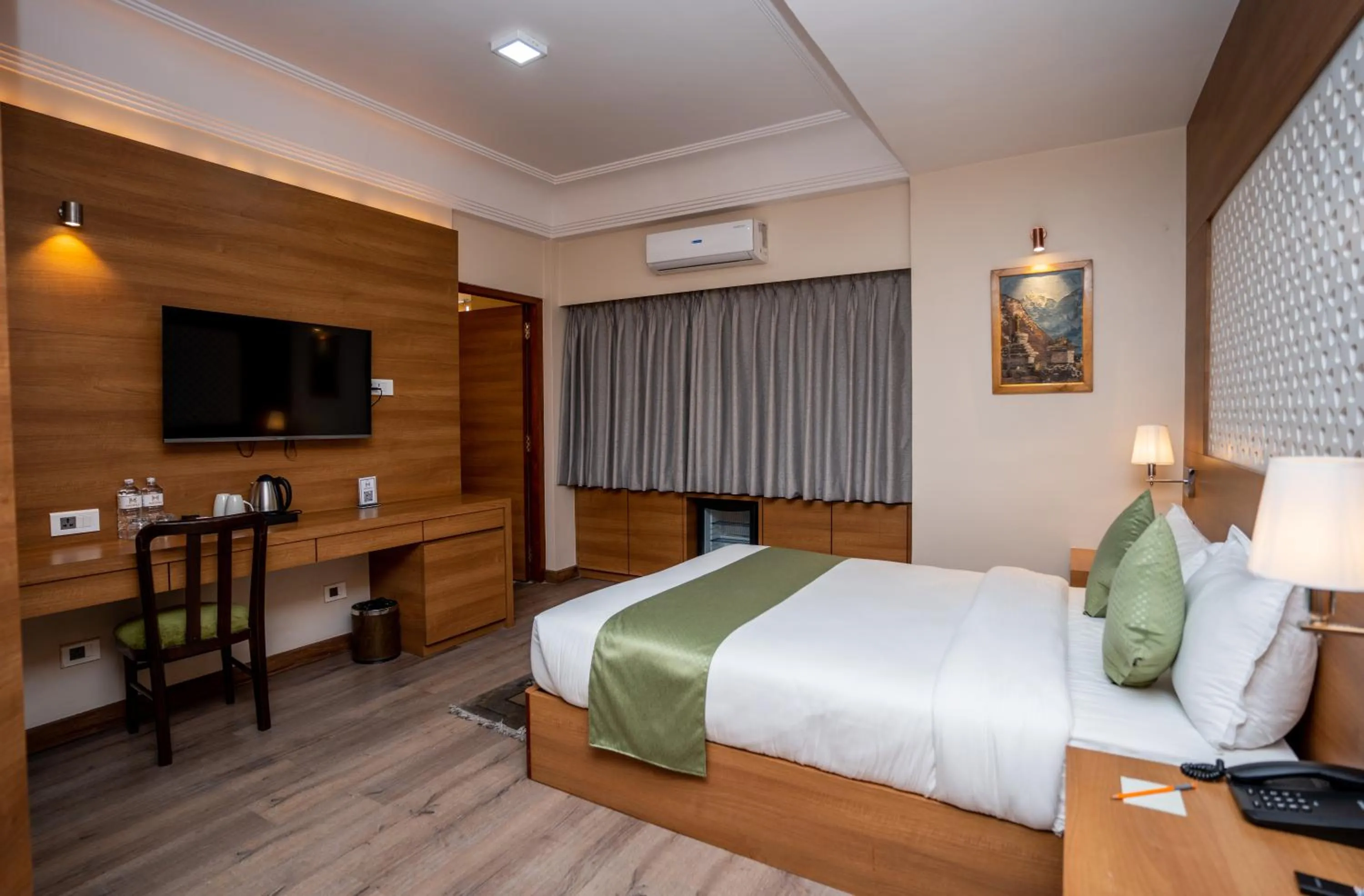 Bed in Hotel Marcopolo