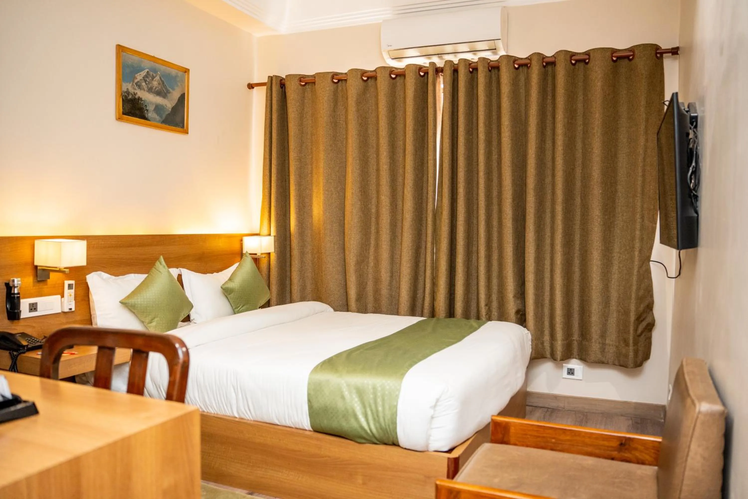 Bed in Hotel Marcopolo