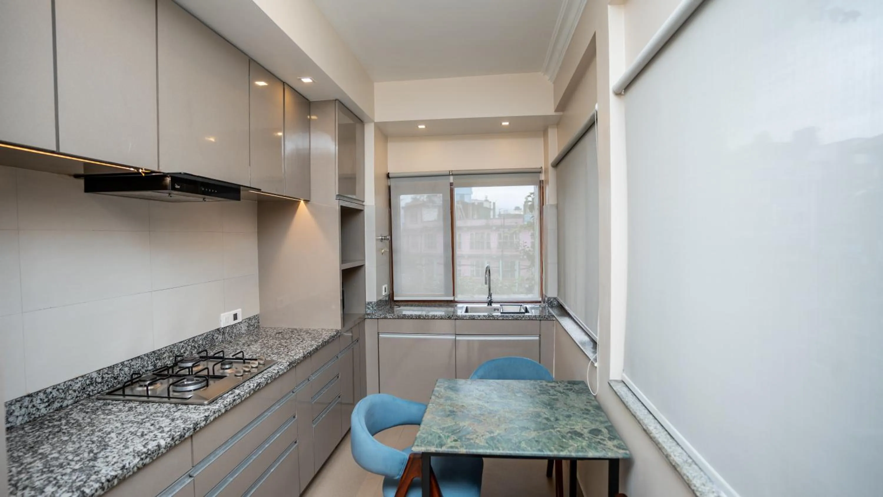 Kitchen or kitchenette in Hotel Marcopolo