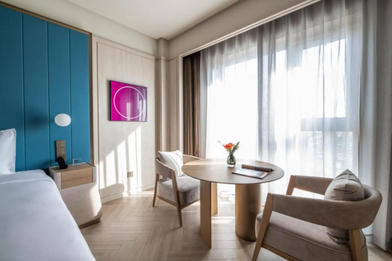 Seating area in Crystal Orange Beijing Tiantan hospital and Head quarters Hotel