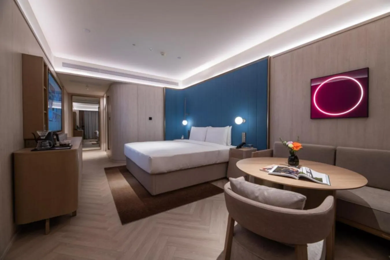 Bedroom in Crystal Orange Beijing Tiantan hospital and Head quarters Hotel