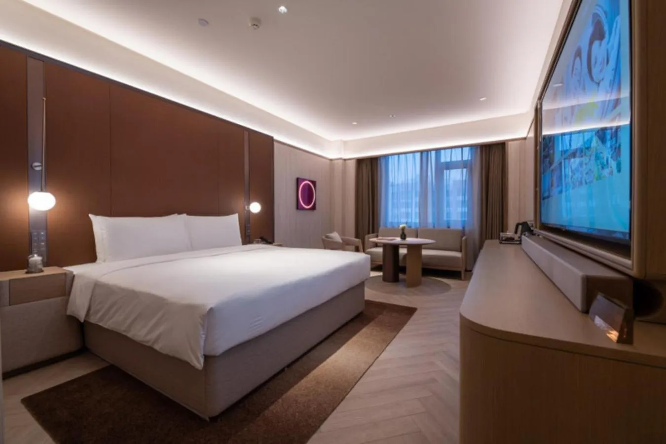Bedroom in Crystal Orange Beijing Tiantan hospital and Head quarters Hotel