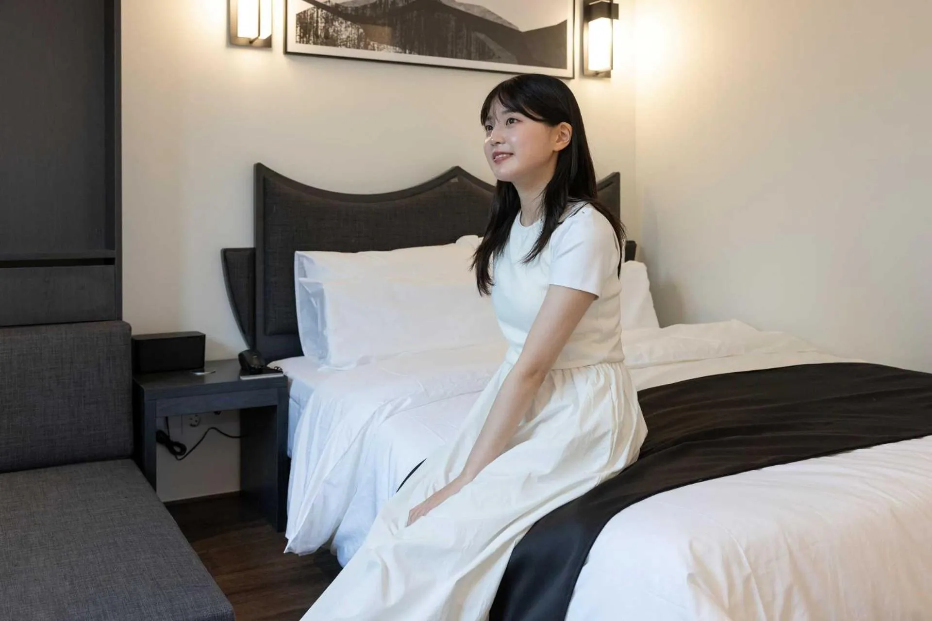 Bedroom, Bed in Anook Hotel and Spa Daejeon Yuseong