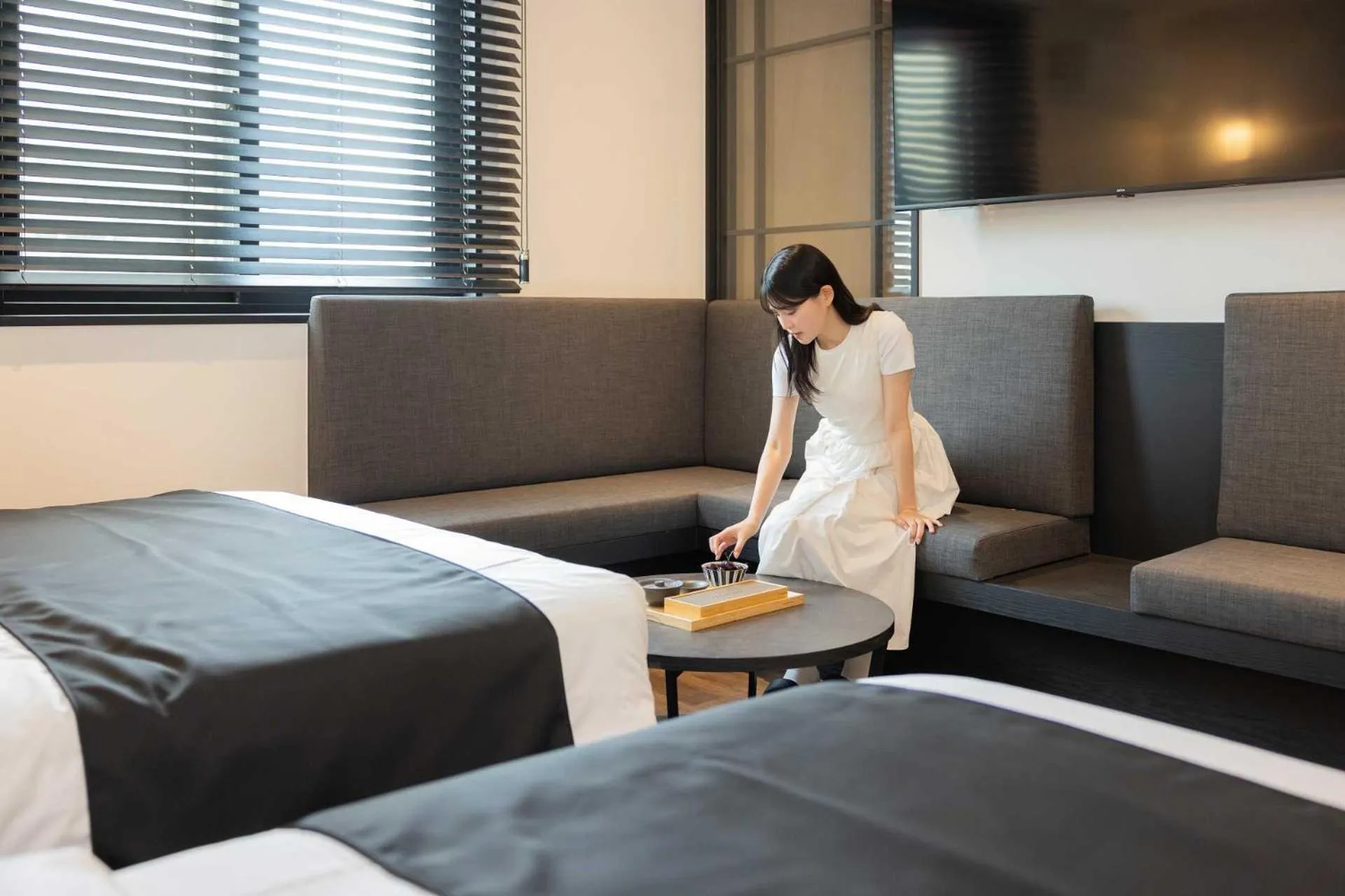 Bed in Anook Hotel and Spa Daejeon Yuseong