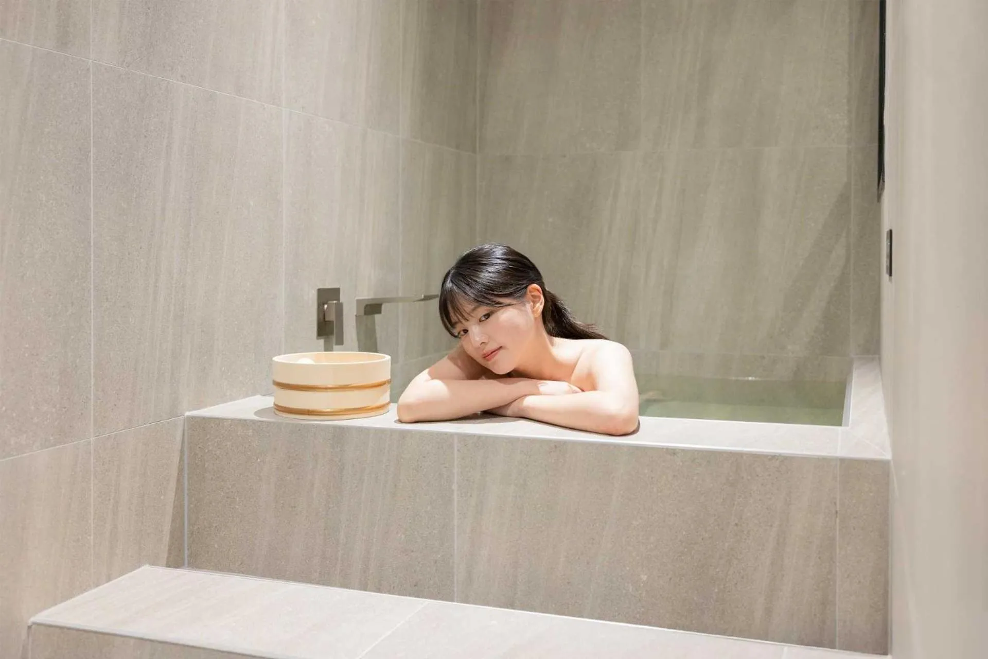 Hot Spring Bath in Anook Hotel and Spa Daejeon Yuseong